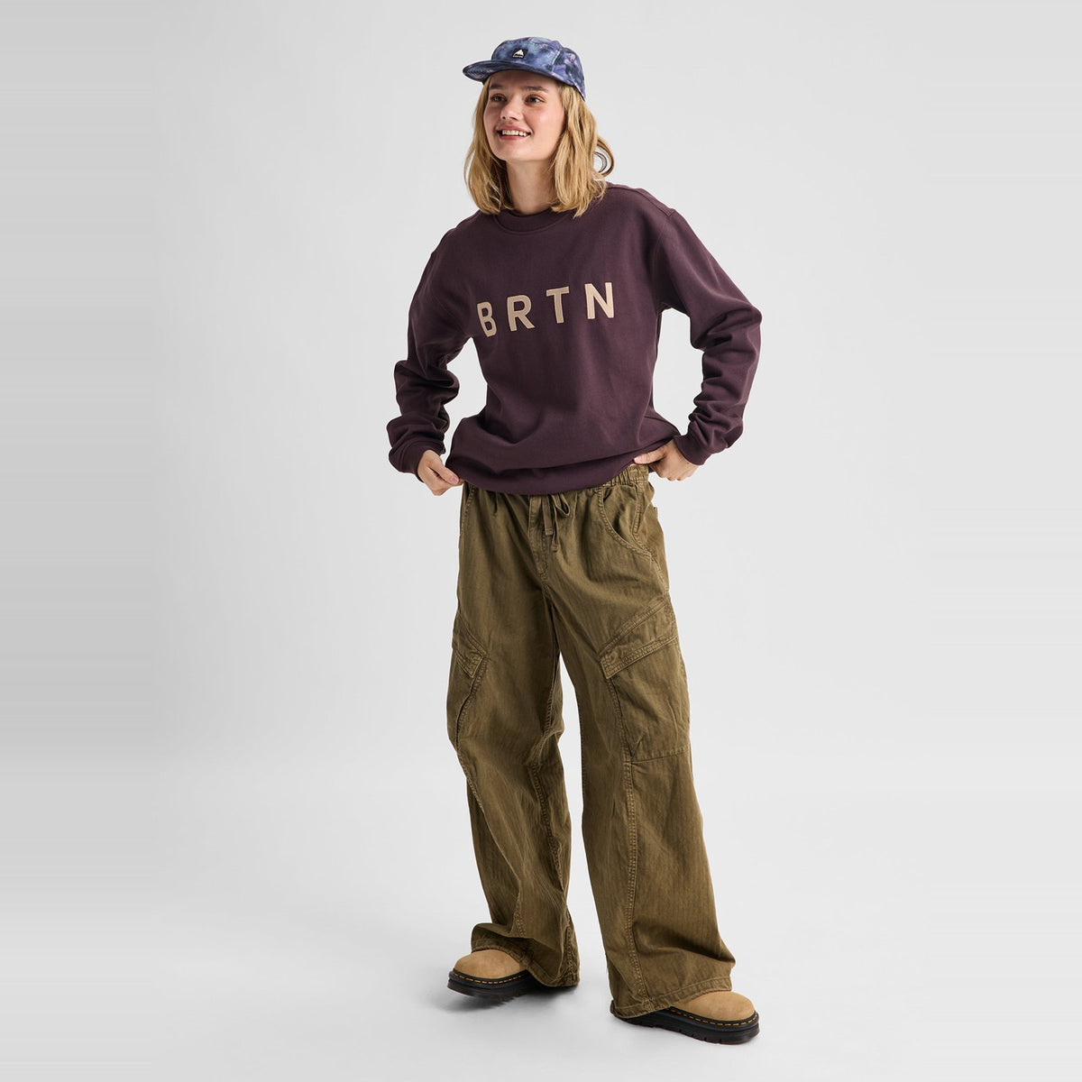 Brtn Crew Sweatshirt Bear Hug Brown - Image 14