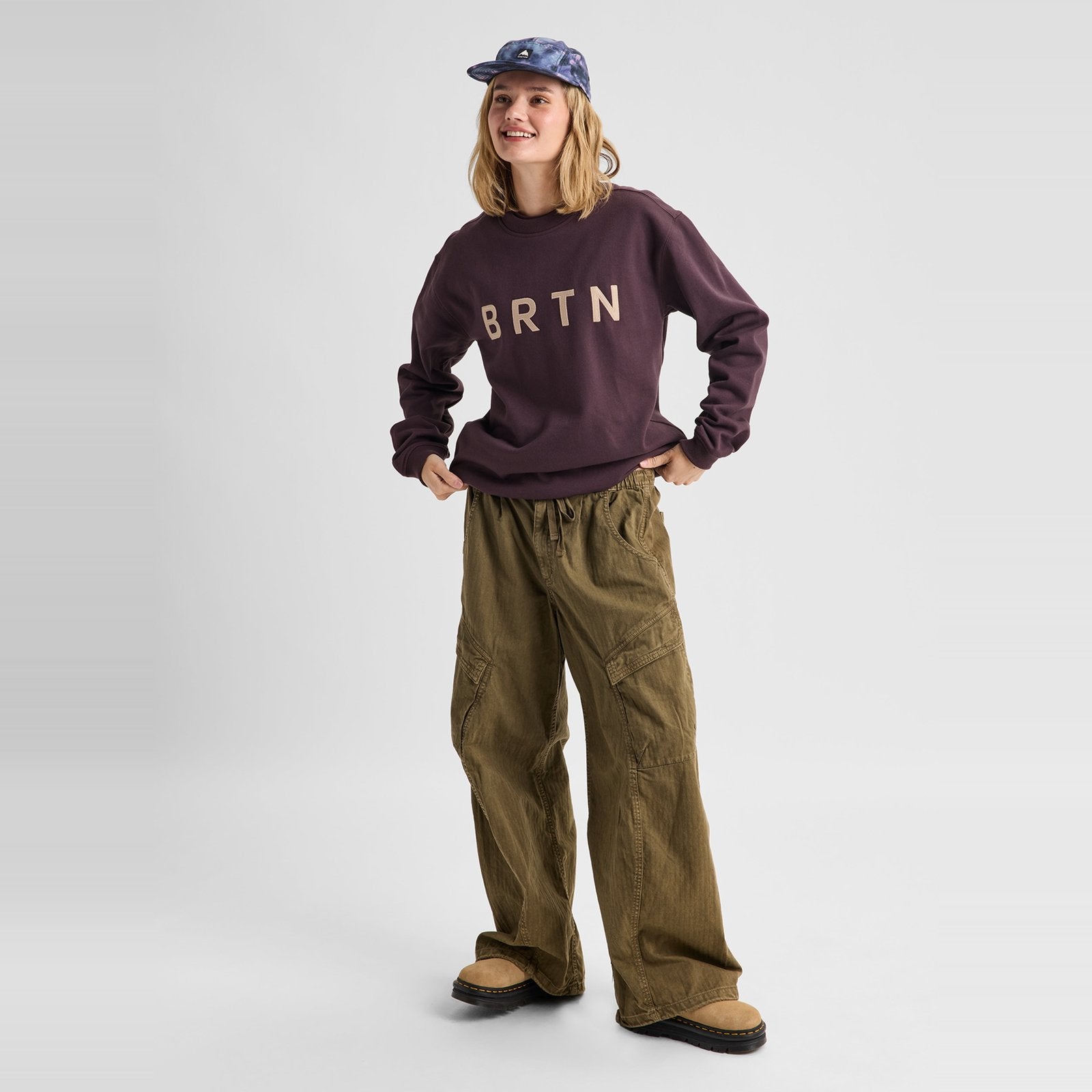Brtn Crew Sweatshirt Bear Hug Brown - Image 14