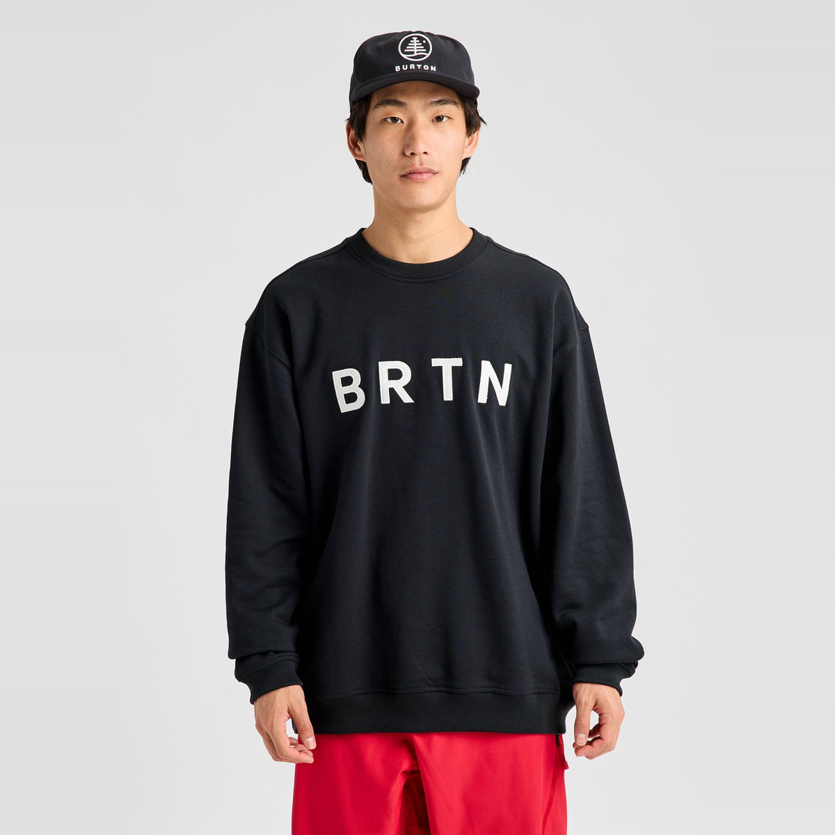Brtn Crew Sweatshirt True Black - Image 1