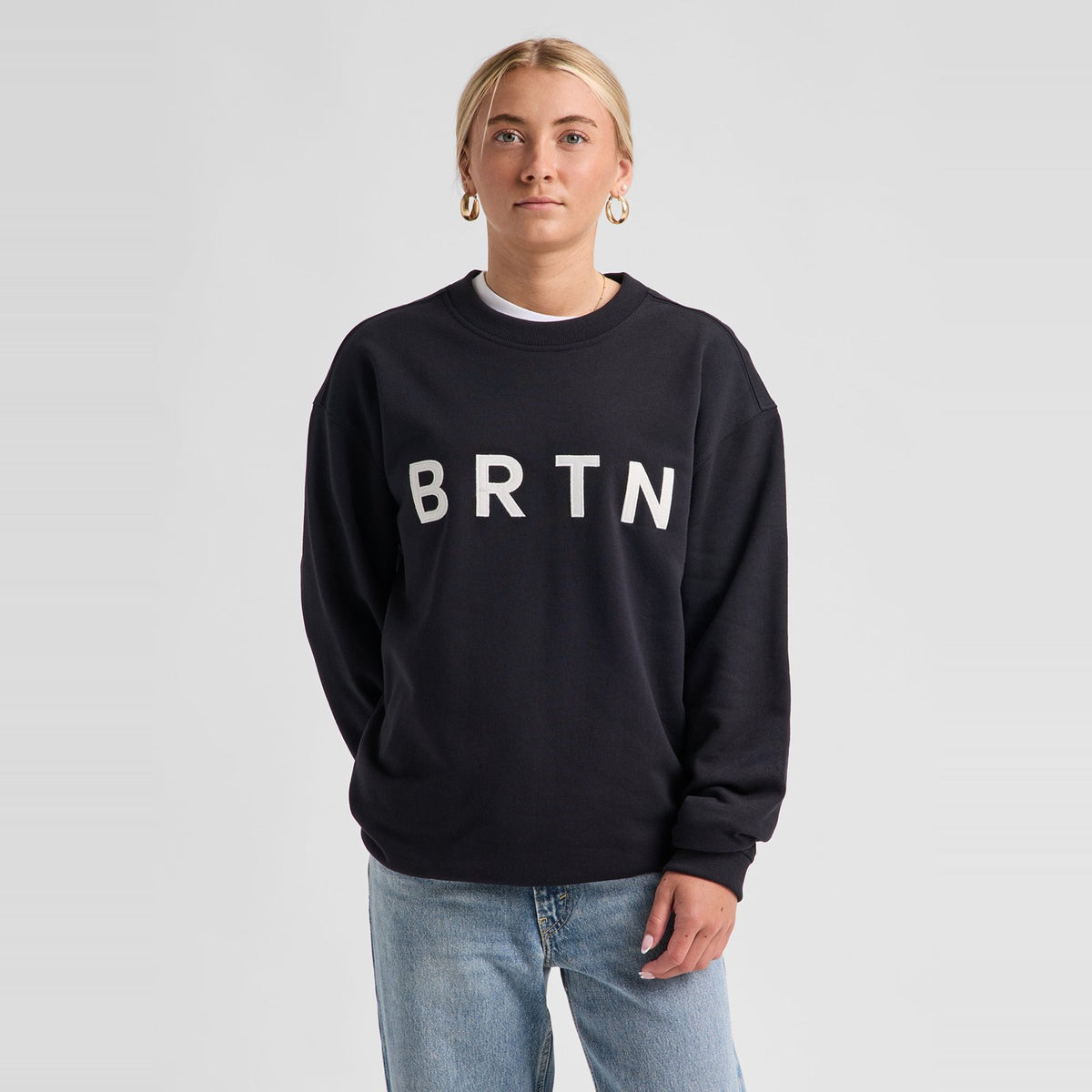 Brtn Crew Sweatshirt True Black - Image 2