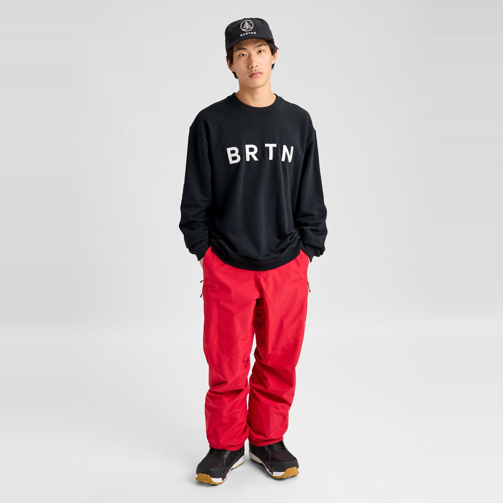 Brtn Crew Sweatshirt True Black - Image 6