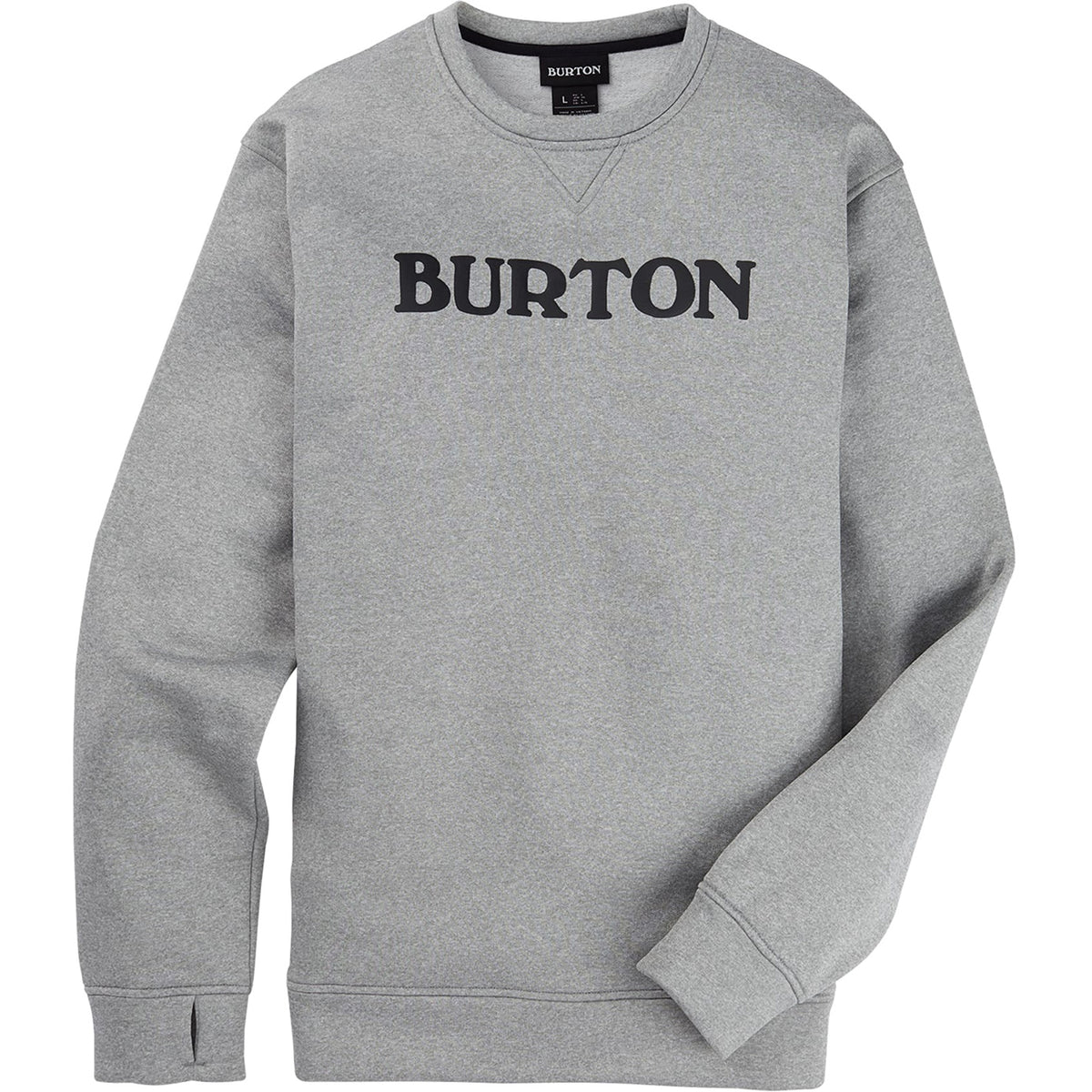 Burton Men's Oak Pullover Crew Gray Heather