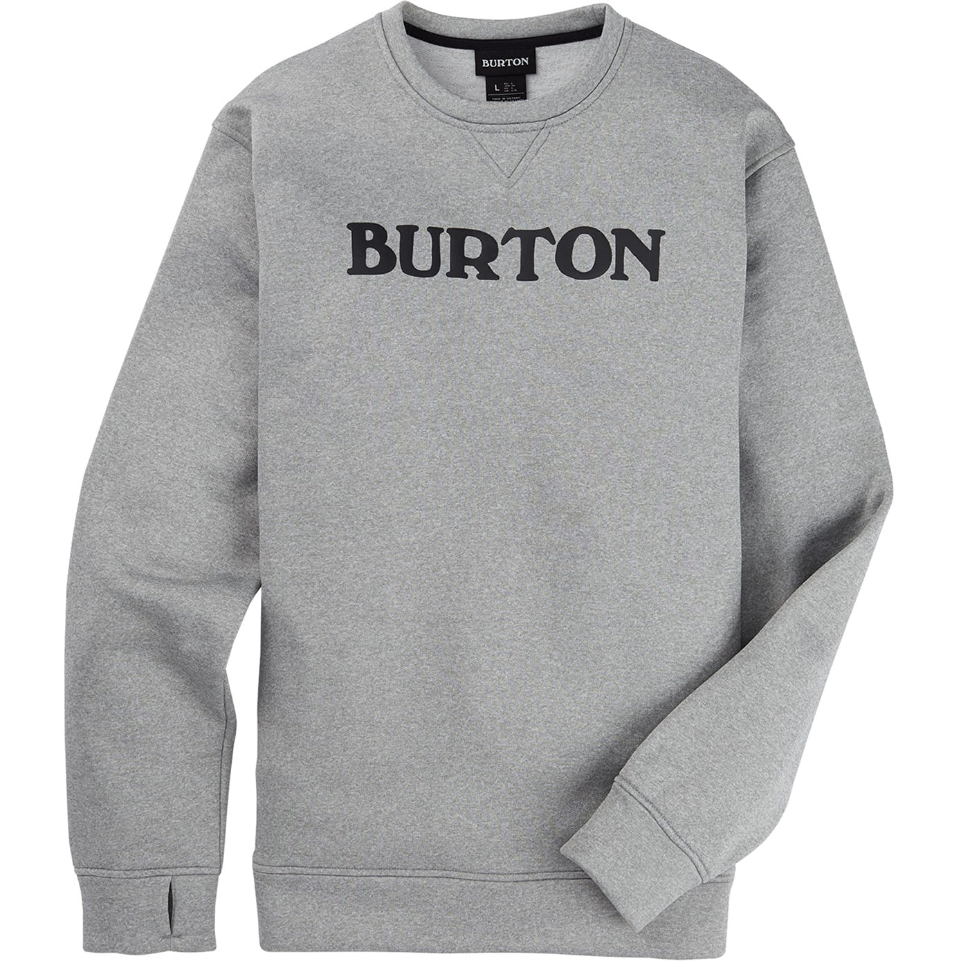 Burton Men's Oak Pullover Crew Gray Heather