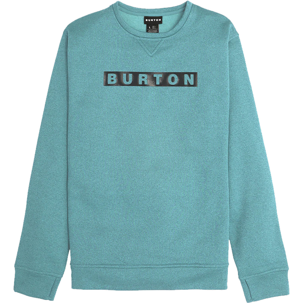 Burton Men's Oak Pullover Crew Rock Lichen Heather