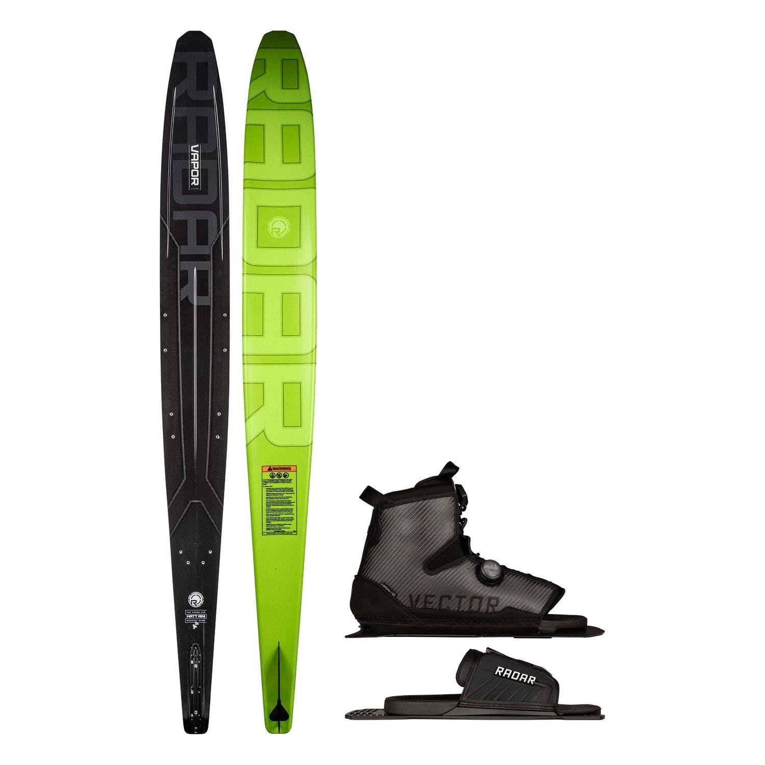 Vapor Lithium Slalom Ski w/ Carbitex Vector BOA Boot Package - Image 1