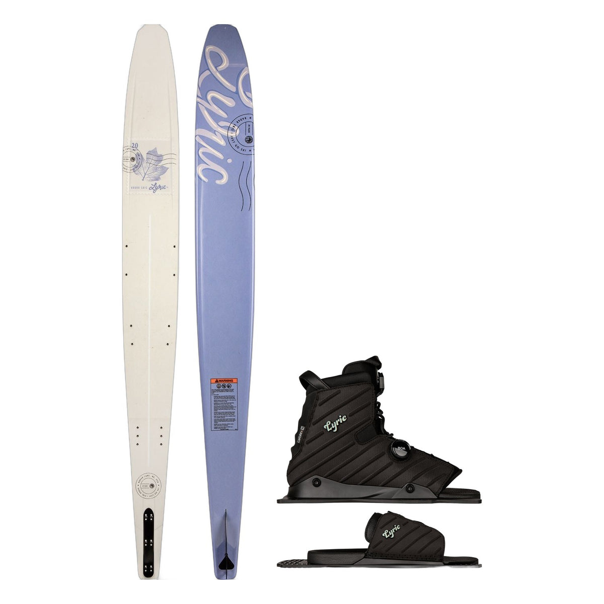 Lyric Alloy Slalom Ski w/ Lyric BOA Boot Package - Image 1