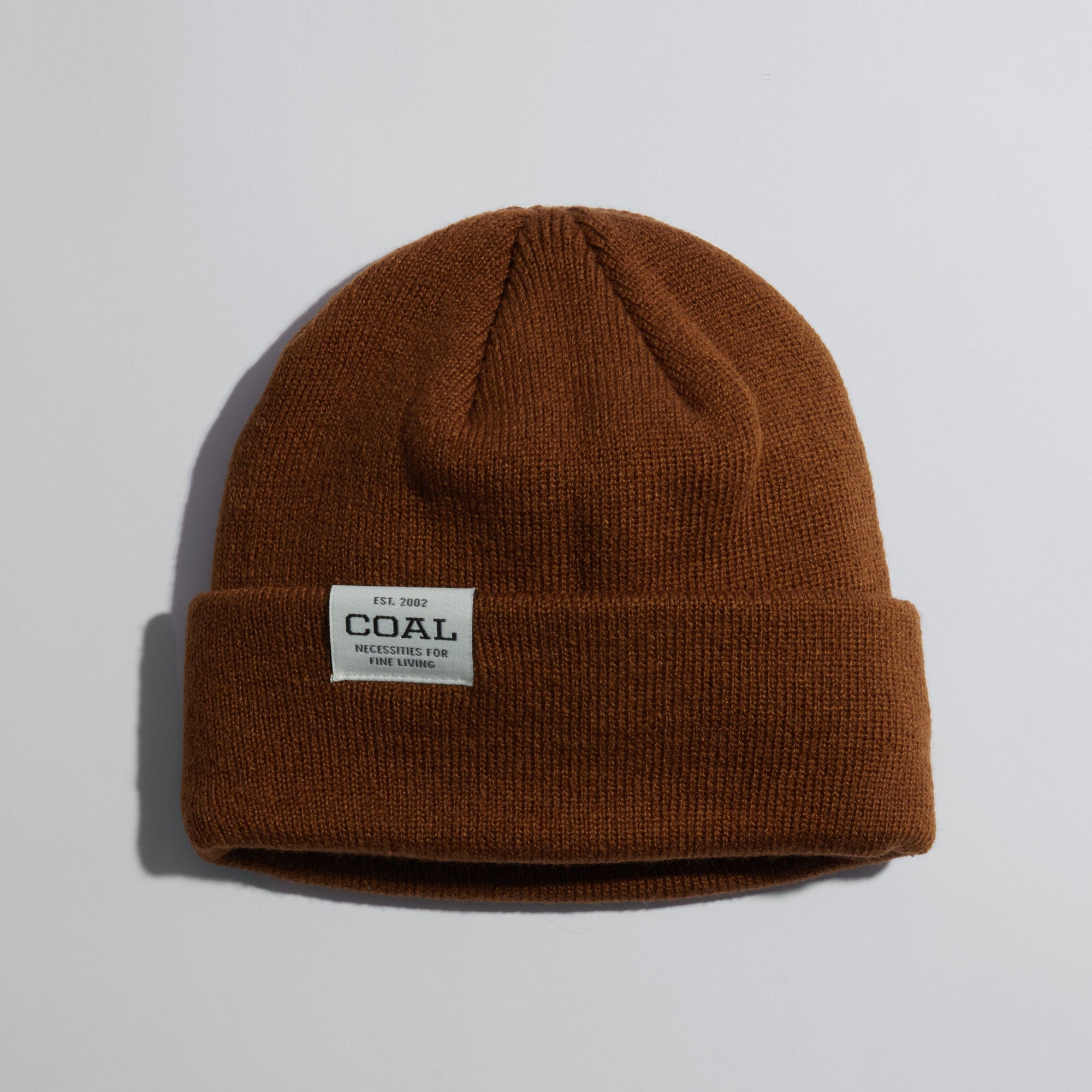 Coal The Uniform Low Recycled Knit Cuff Beanie Light Brown