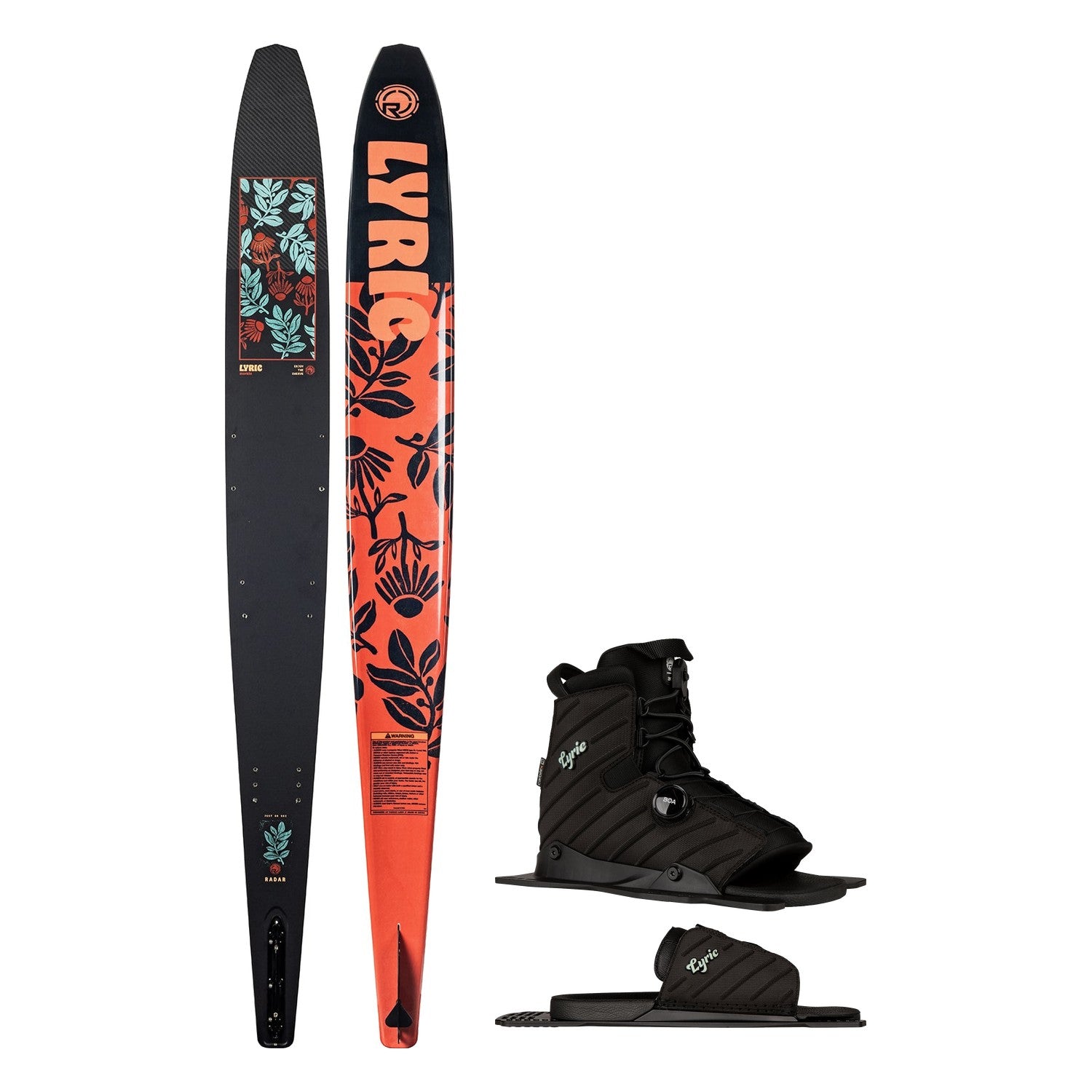 Lyric Graphite Slalom Ski w/ Lyric BOA Boot Package - Image 1