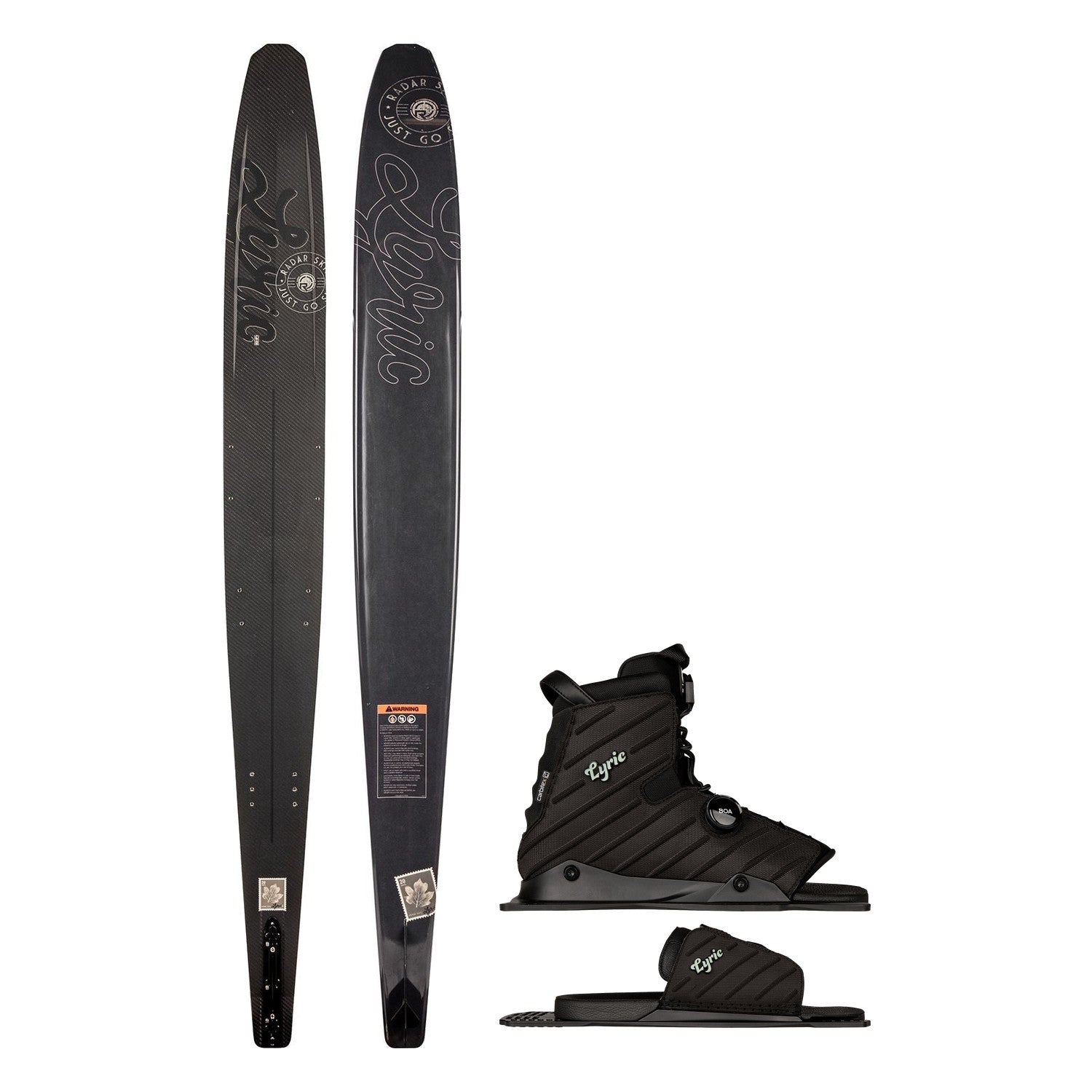 Lyric Graphite Slalom Ski w/ Lyric BOA Boot Package - Image 1