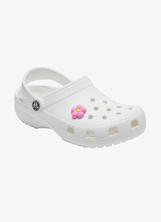 Pink Flower Shoe Charm