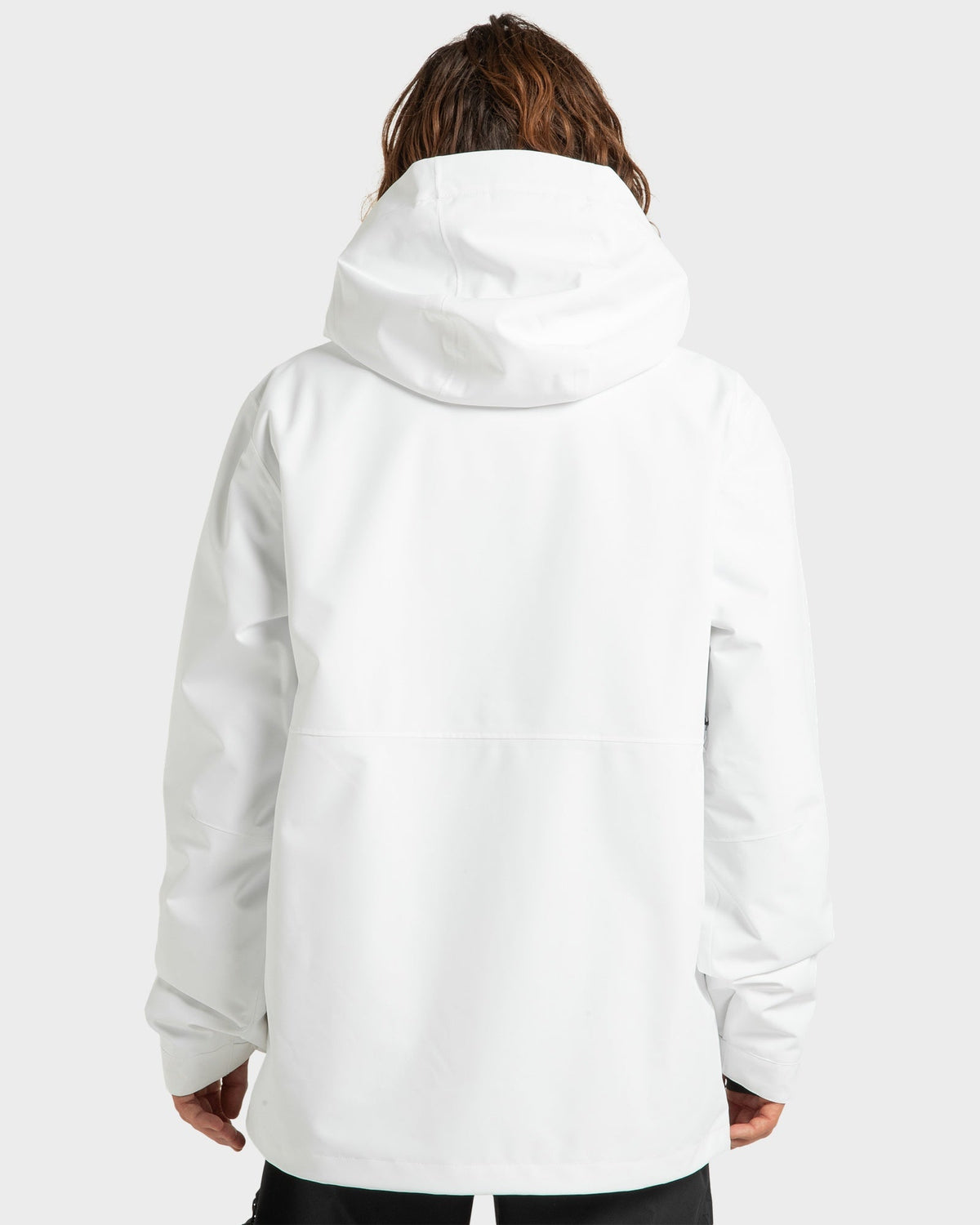 Mens Basis 30K Snowboard Jacket White / Black - Image 2