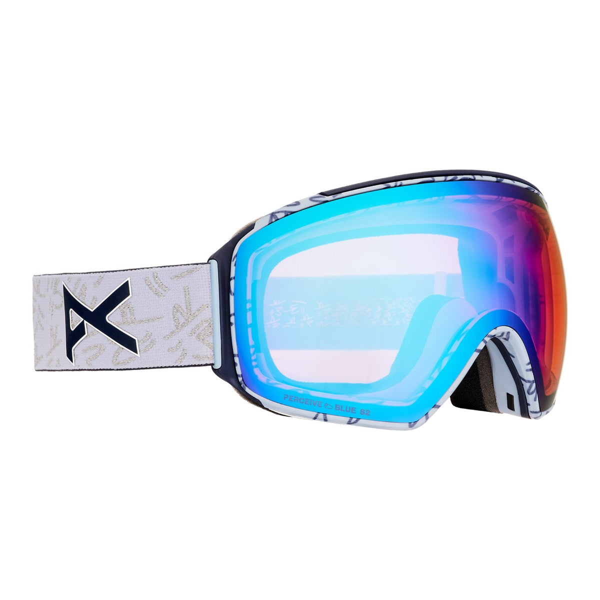 Encounters With Lucas Beaufort M4 Low Bridge Fit Goggles (Toric) + Bonus Perceive Lens + Mfi Face Mask LB Midnight Gus - Perceive Variable Blue Lens (21% / S2) w/ Perceive Cloudy Pink Lens (53% / S1) - Image 3