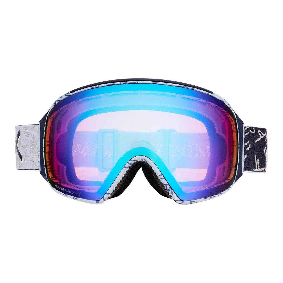 Encounters With Lucas Beaufort M4 Low Bridge Fit Goggles (Toric) + Bonus Perceive Lens + Mfi Face Mask LB Midnight Gus - Perceive Variable Blue Lens (21% / S2) w/ Perceive Cloudy Pink Lens (53% / S1) - Image 2