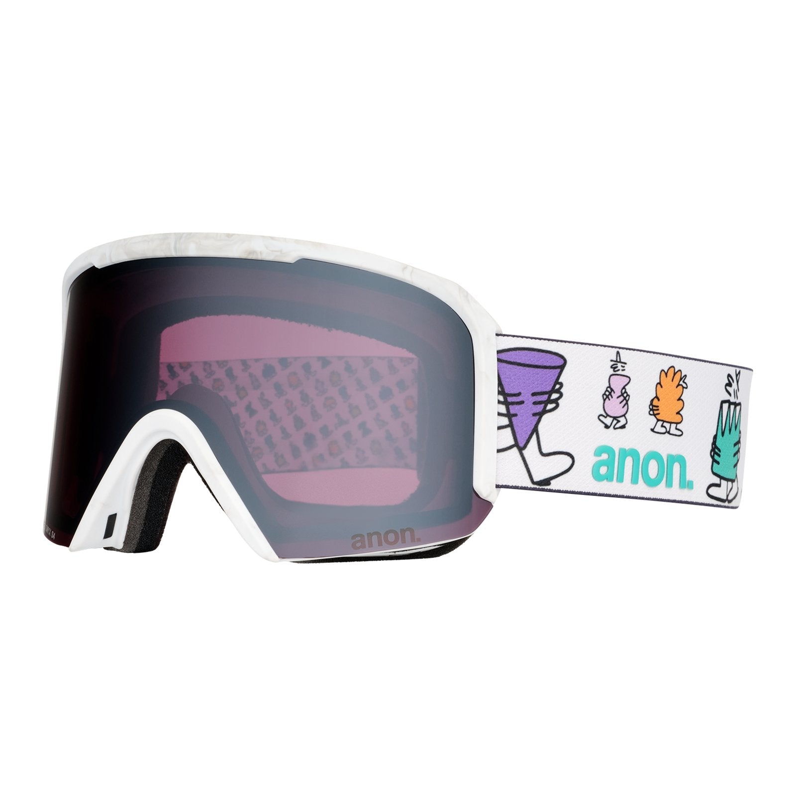 Encounters With Lucas Beaufort Nesa S Goggles + Bonus Lens + Mfi Face Mask LB Encounters - Perceive Sunny Onyx Lens (6% / S4) w/ Perceive Variable Violet Lens (34% / S2) - Image 1