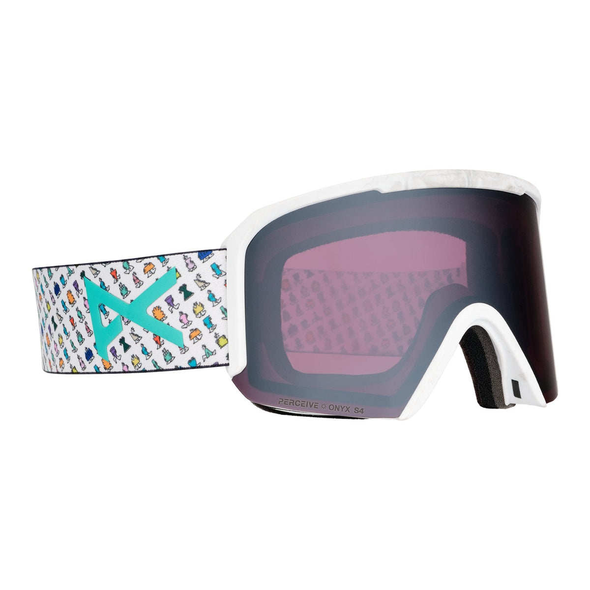 Encounters With Lucas Beaufort Nesa S Goggles + Bonus Lens + Mfi Face Mask LB Encounters - Perceive Sunny Onyx Lens (6% / S4) w/ Perceive Variable Violet Lens (34% / S2) - Image 3
