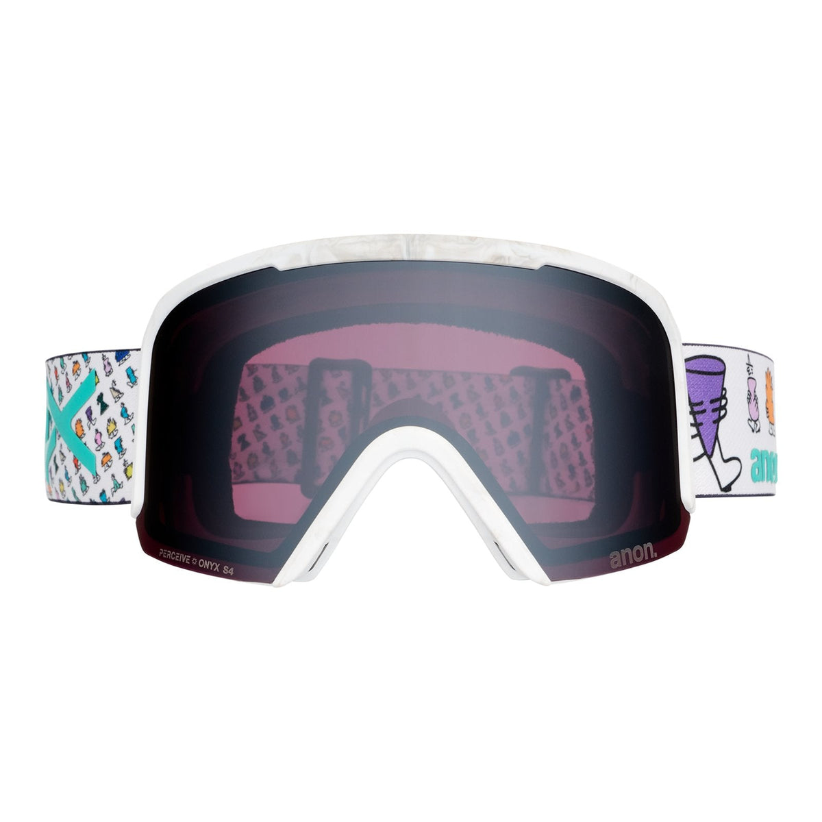 Encounters With Lucas Beaufort Nesa S Goggles + Bonus Lens + Mfi Face Mask LB Encounters - Perceive Sunny Onyx Lens (6% / S4) w/ Perceive Variable Violet Lens (34% / S2) - Image 2