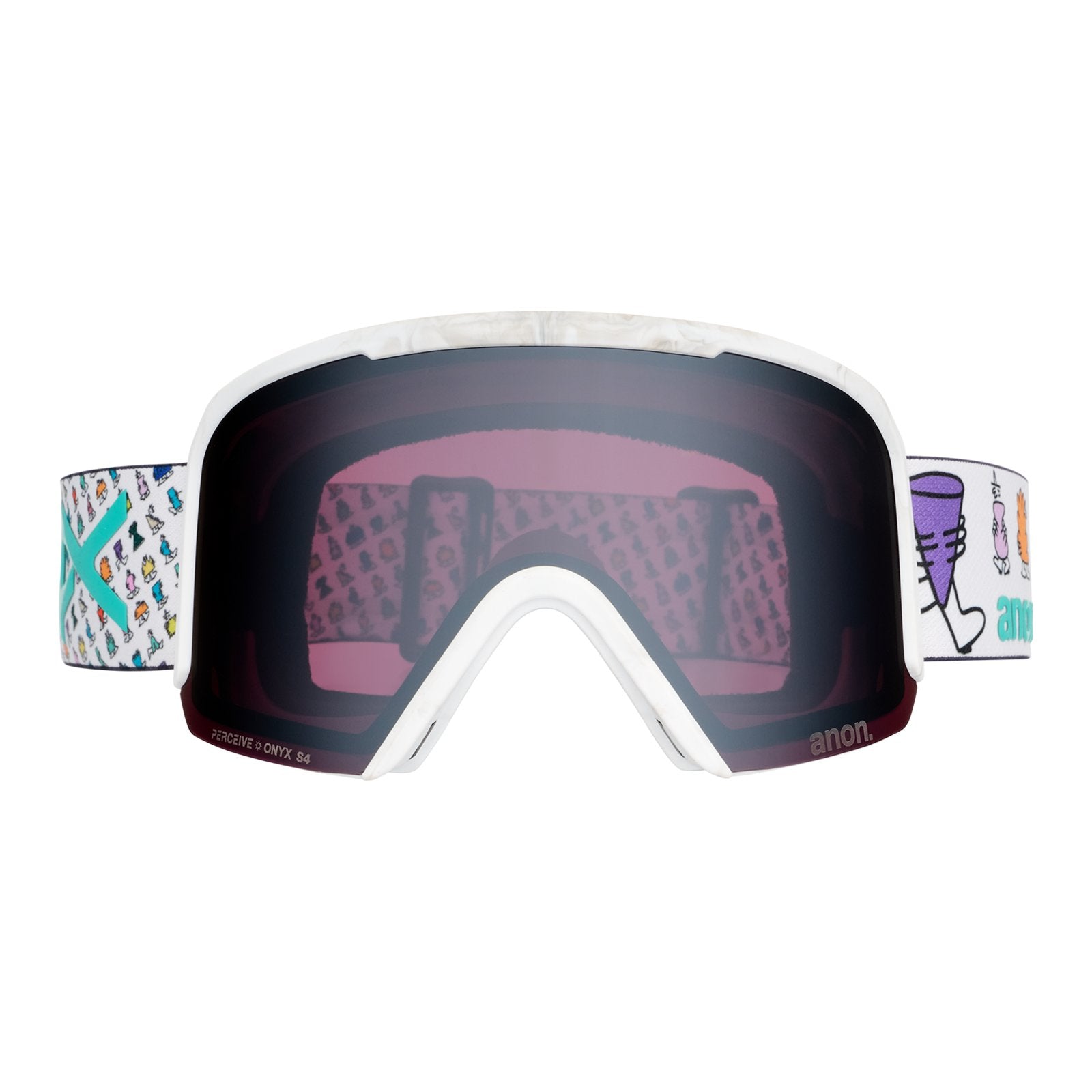 Encounters With Lucas Beaufort Nesa S Goggles + Bonus Lens + Mfi Face Mask LB Encounters - Perceive Sunny Onyx Lens (6% / S4) w/ Perceive Variable Violet Lens (34% / S2) - Image 2