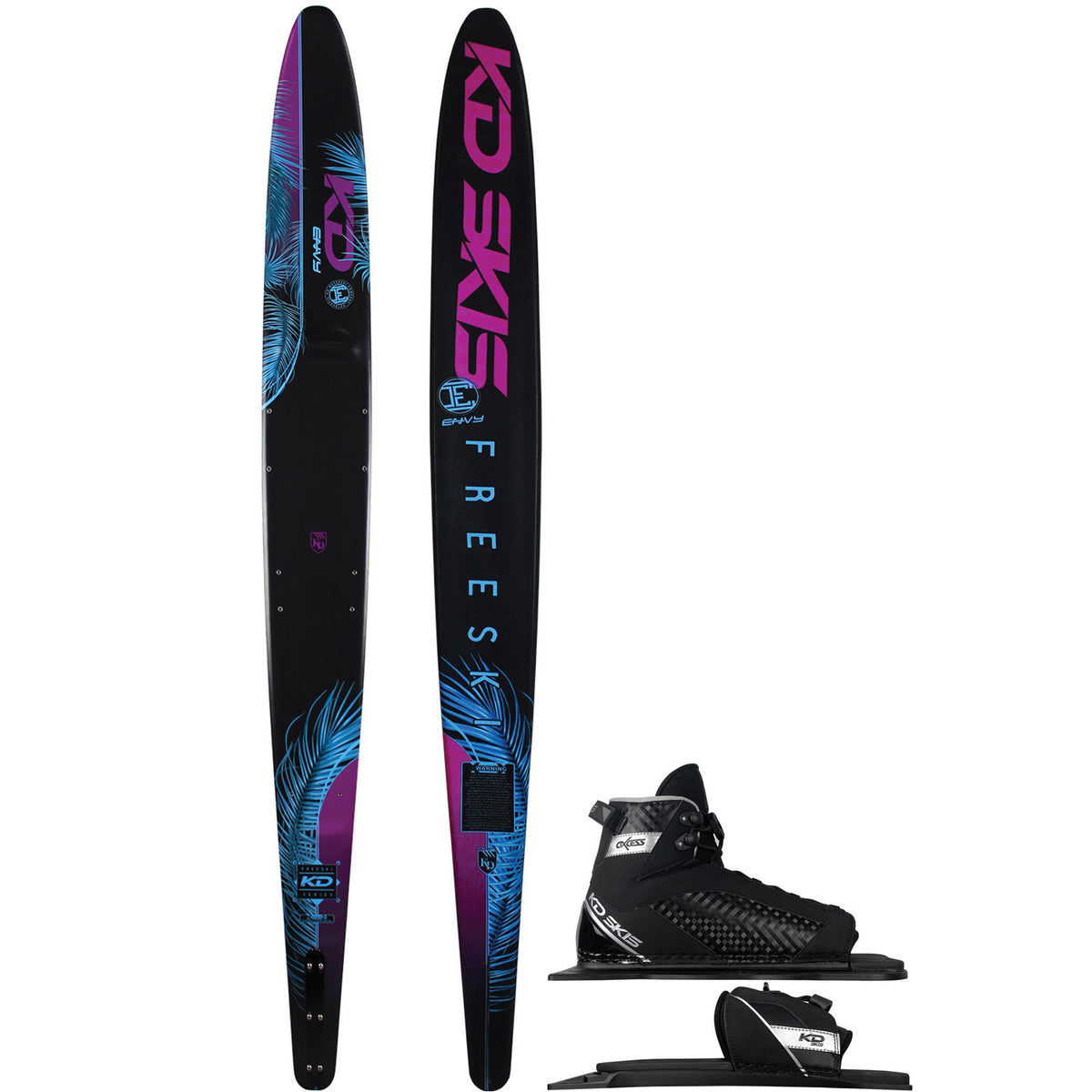 Envy Jr Slalom Ski w/ Axcess Boot Package