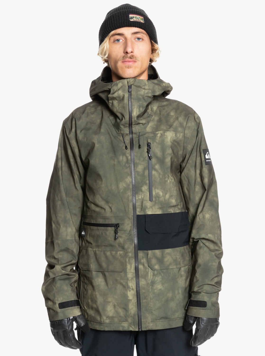 Mens Black Alder Stretch GORE-TEX Snow Jacket