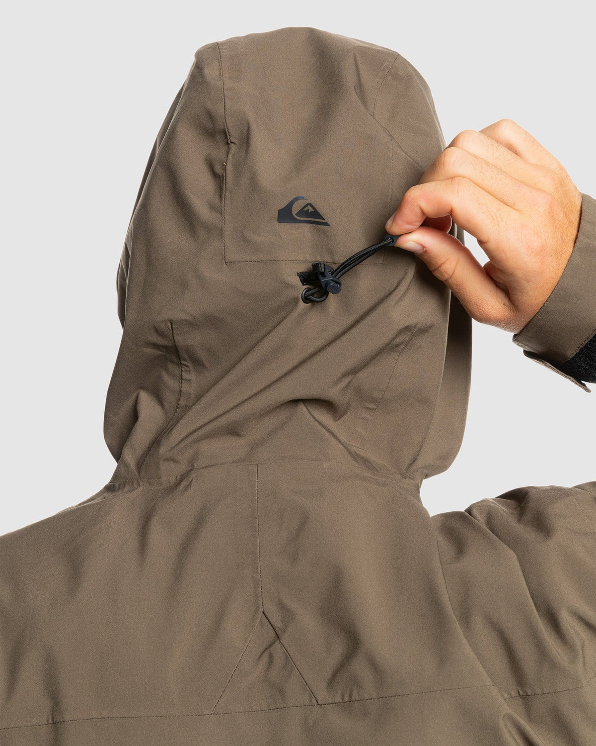 Mens Quest Stretch Snowboard Jacket Canteen - Image 5