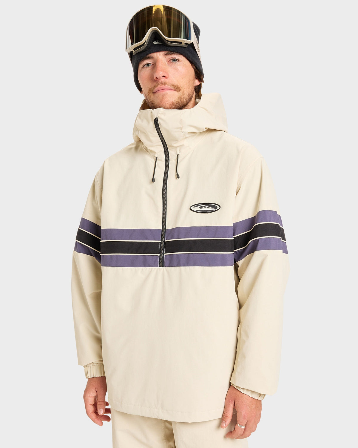 Mens Steeze Snow Jacket Bone - Image 3