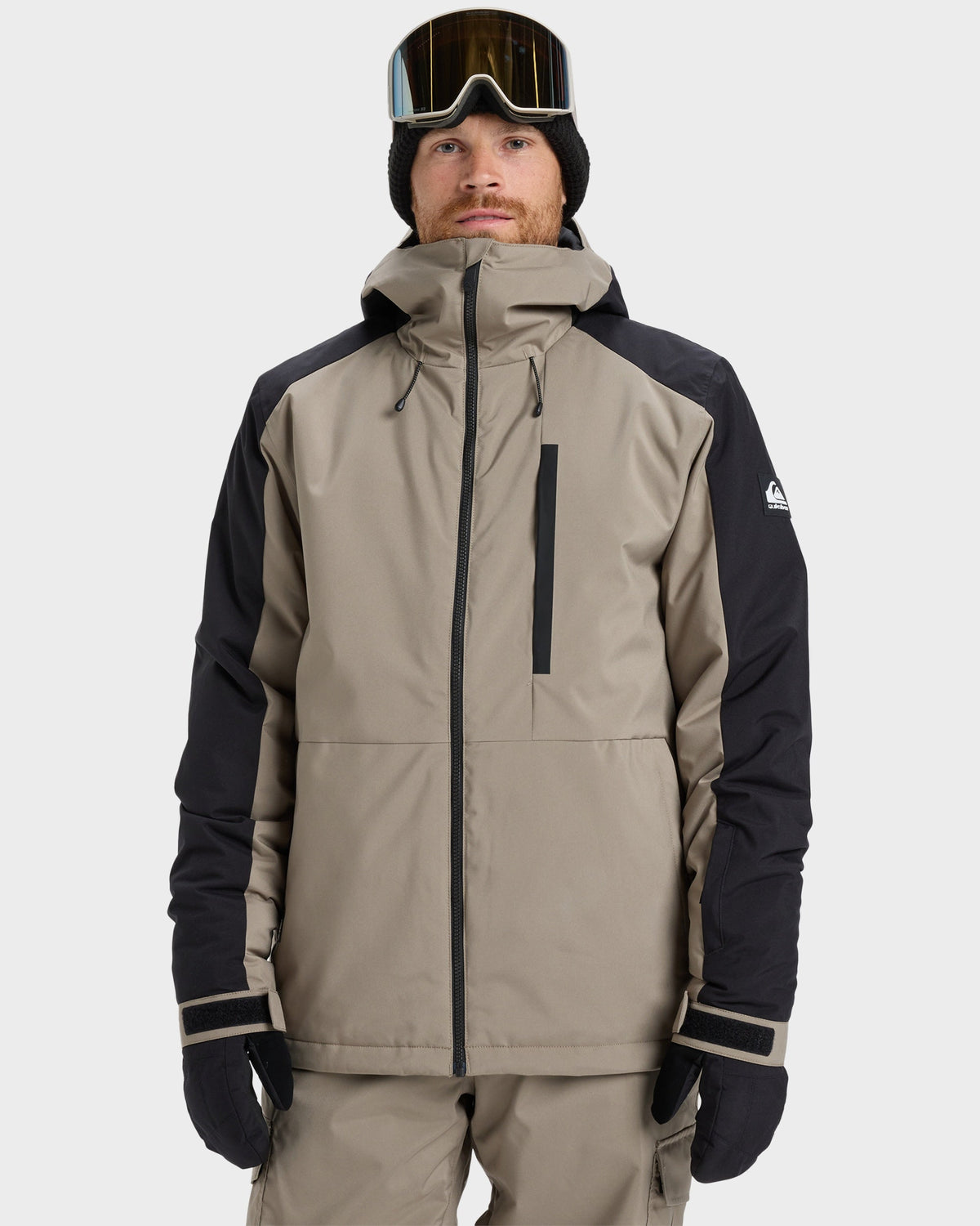 Mens Mission Block Snowboard Jacket Fallen Rock - Image 1
