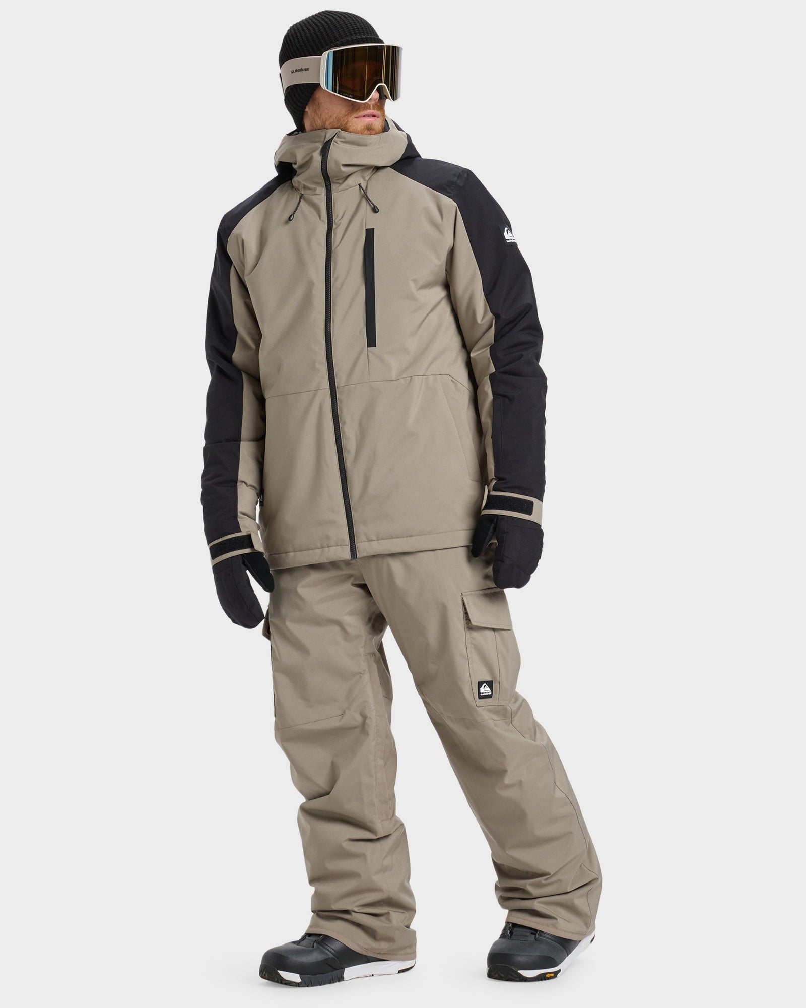 Mens Mission Block Snowboard Jacket Fallen Rock - Image 12
