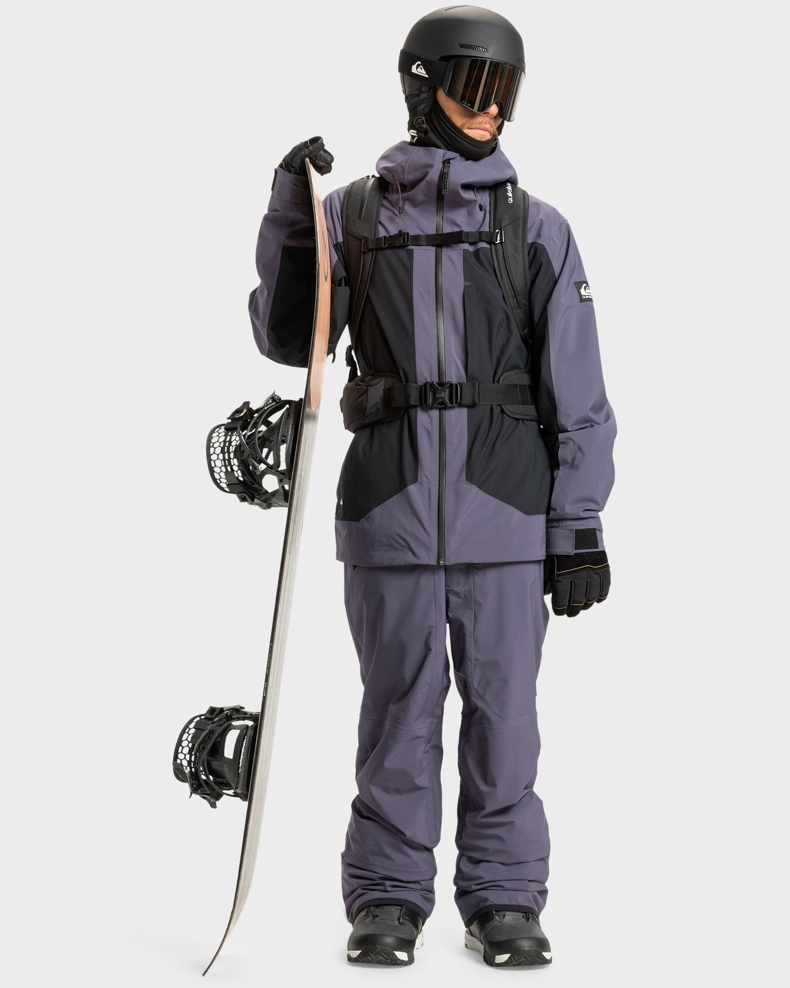 Mens Ultralight Stretch Snow Jacket Graystone - Image 14