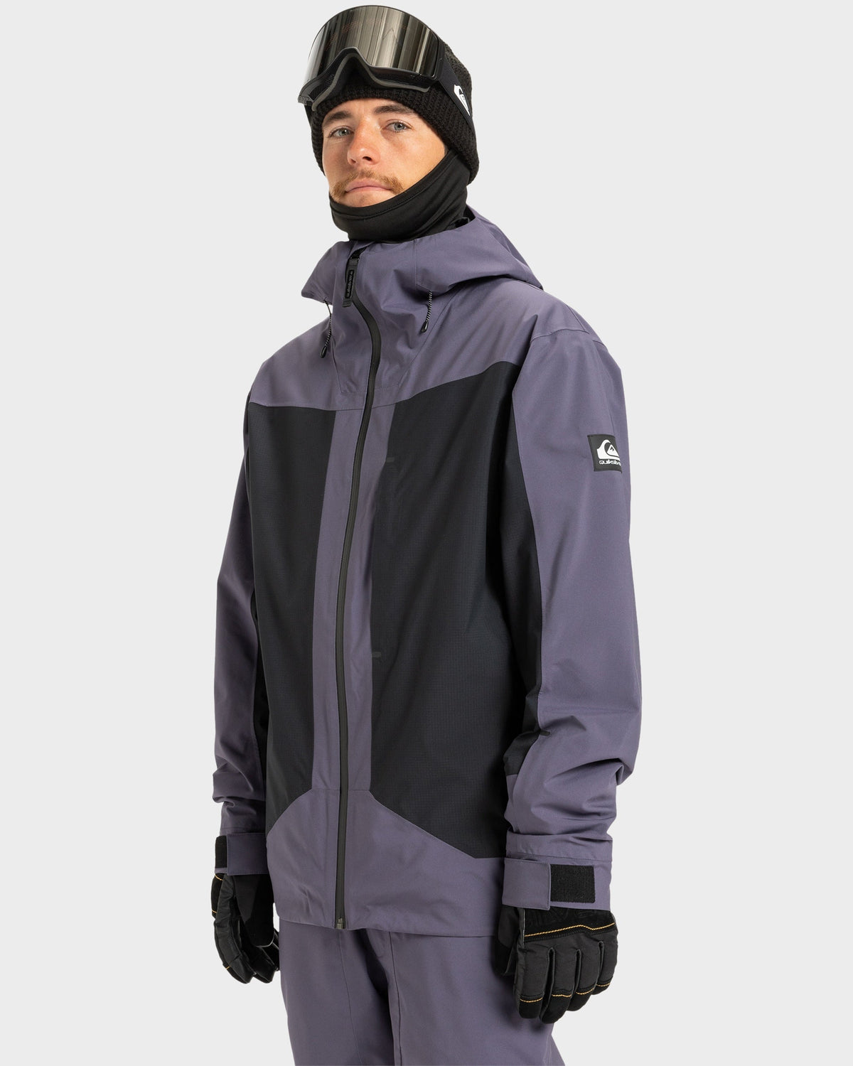Mens Ultralight Stretch Snow Jacket Graystone - Image 3