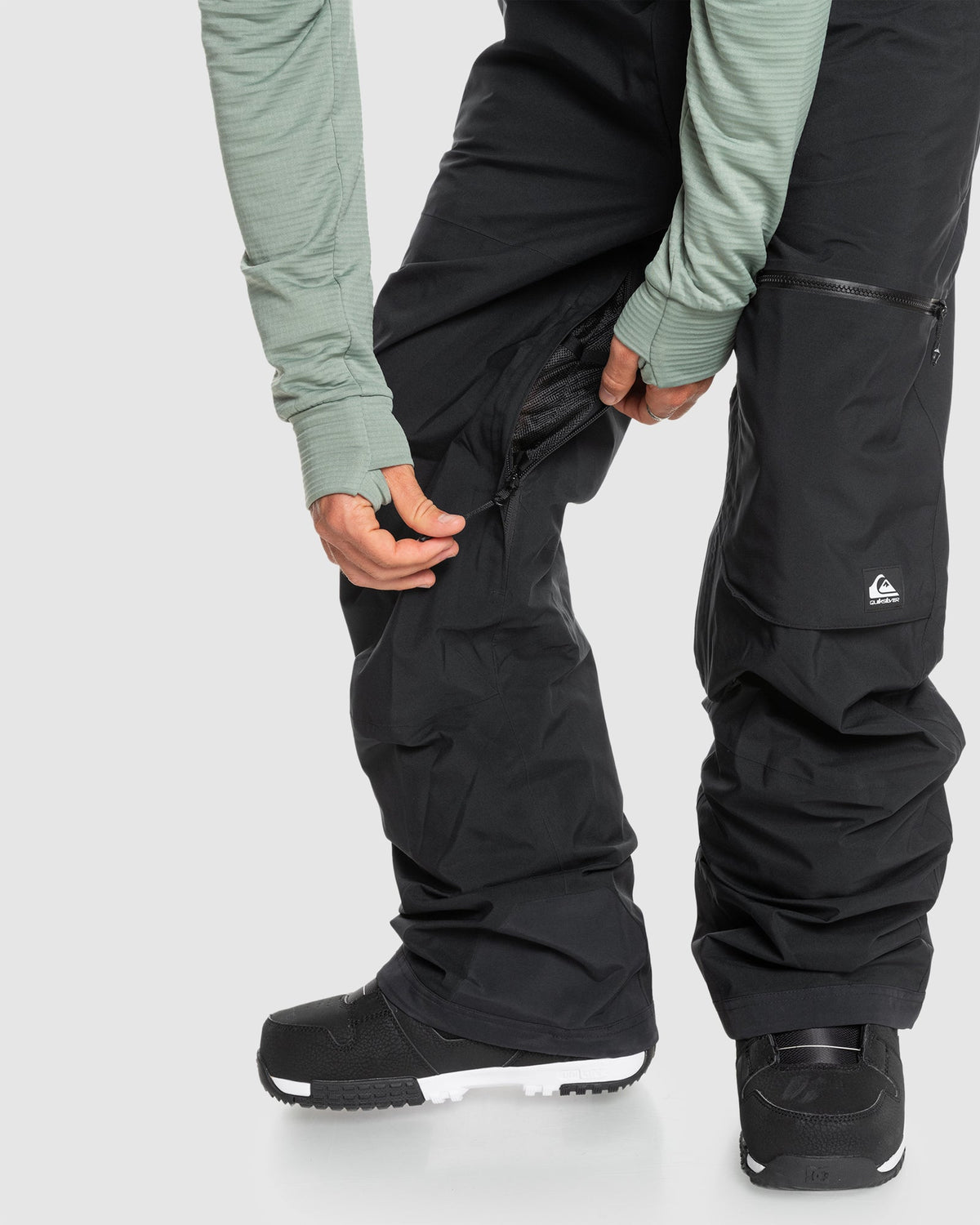 Mens Altostratus Stret Snowboard Pants True Black - Image 5