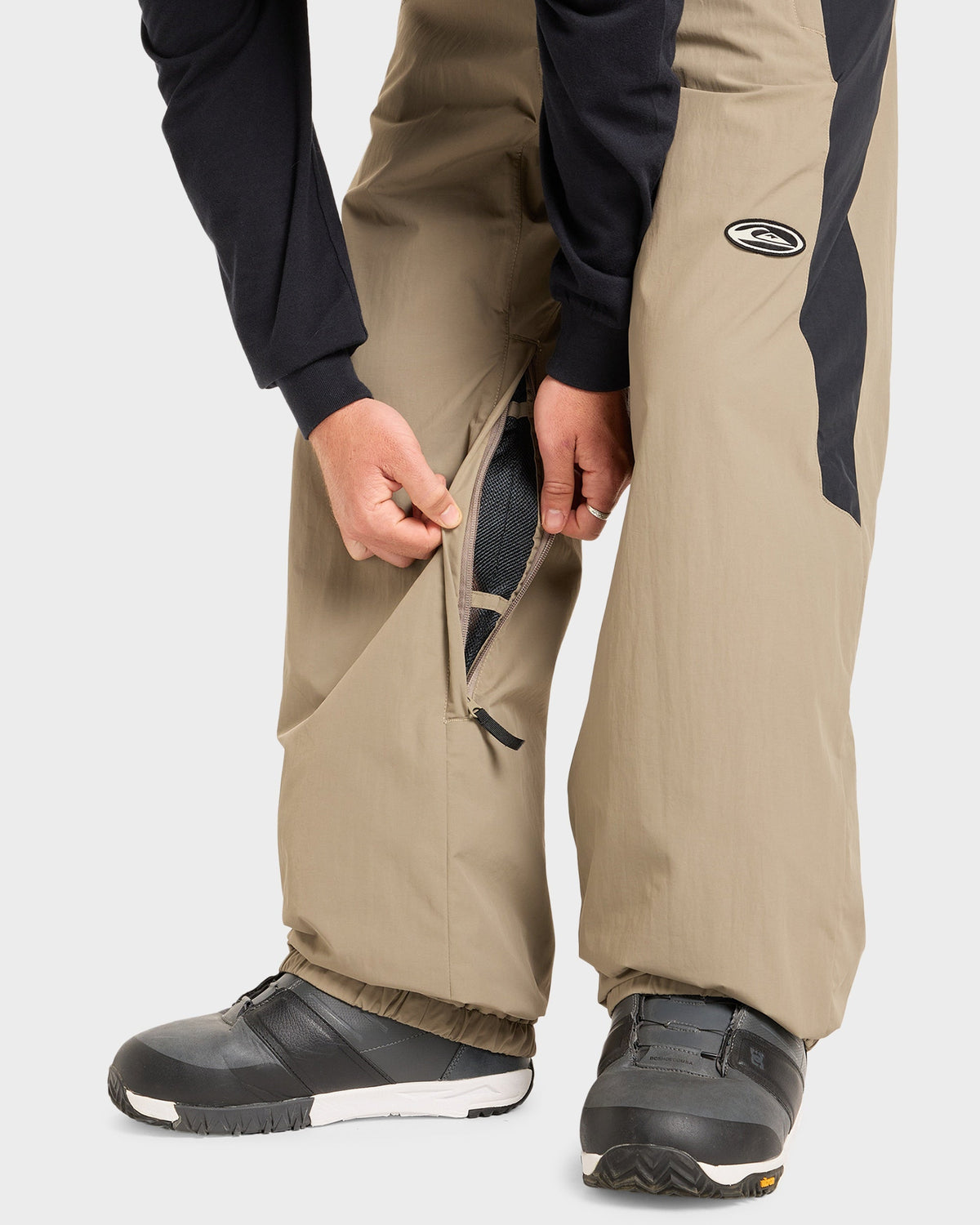 Mens Snow Down Snowboard Pants Fallen Rock - Image 4