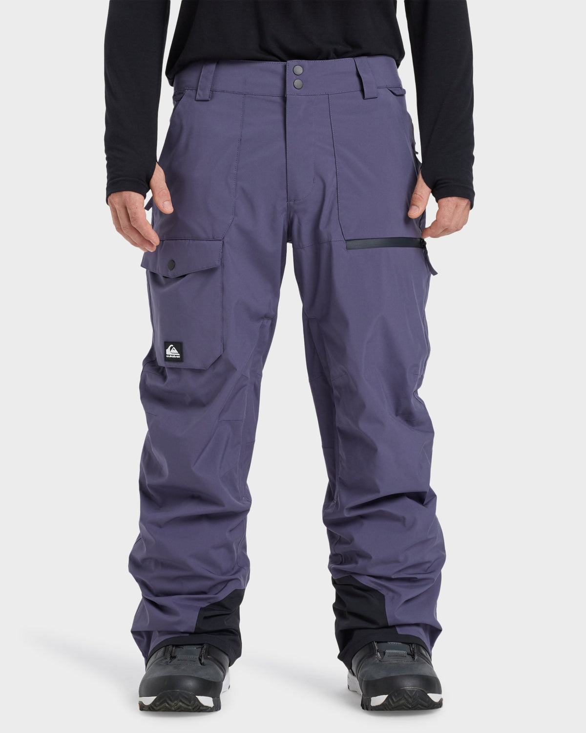 Mens Utility Snowboard Pants Graystone - Image 1