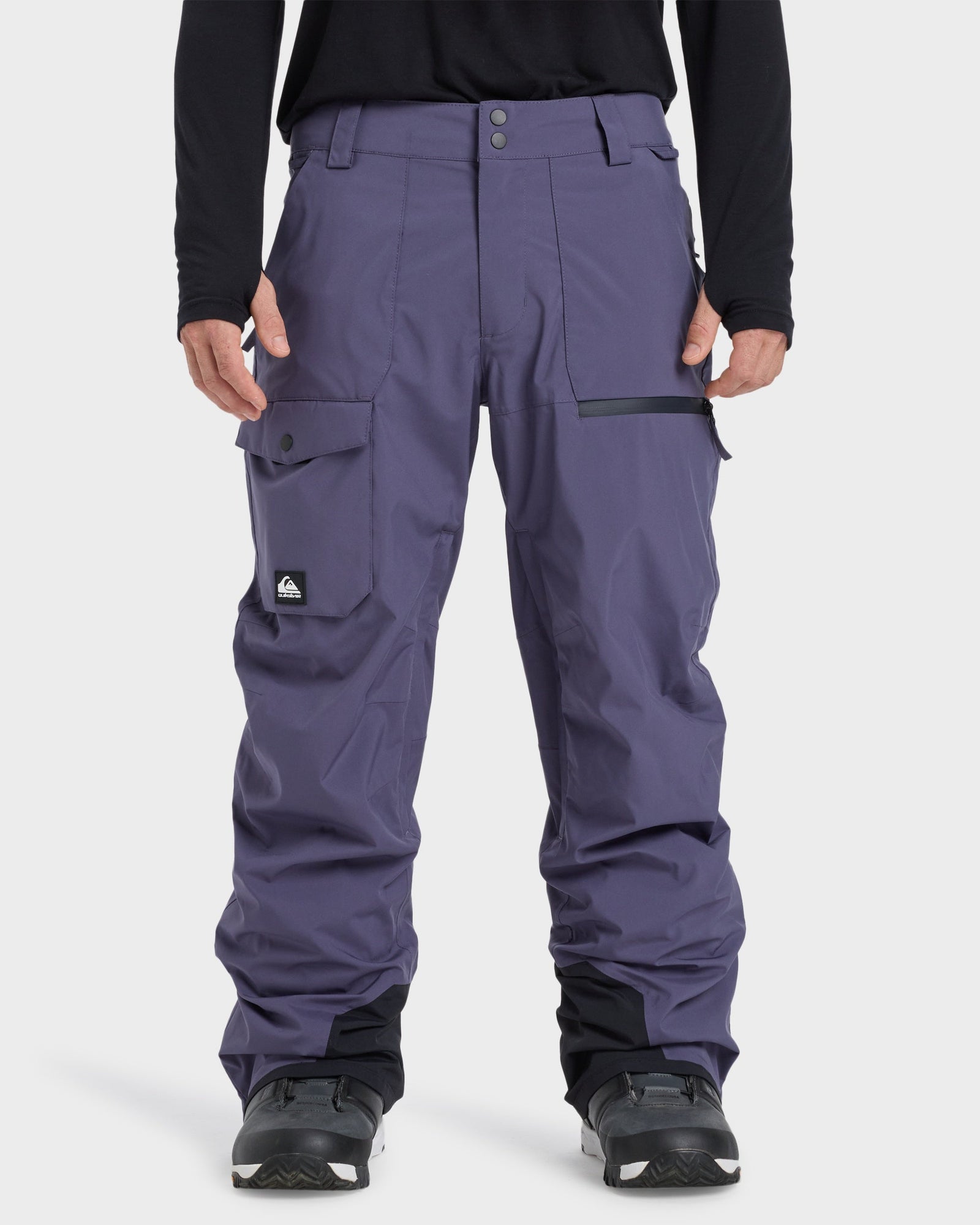 Mens Utility Snowboard Pants Graystone - Image 1