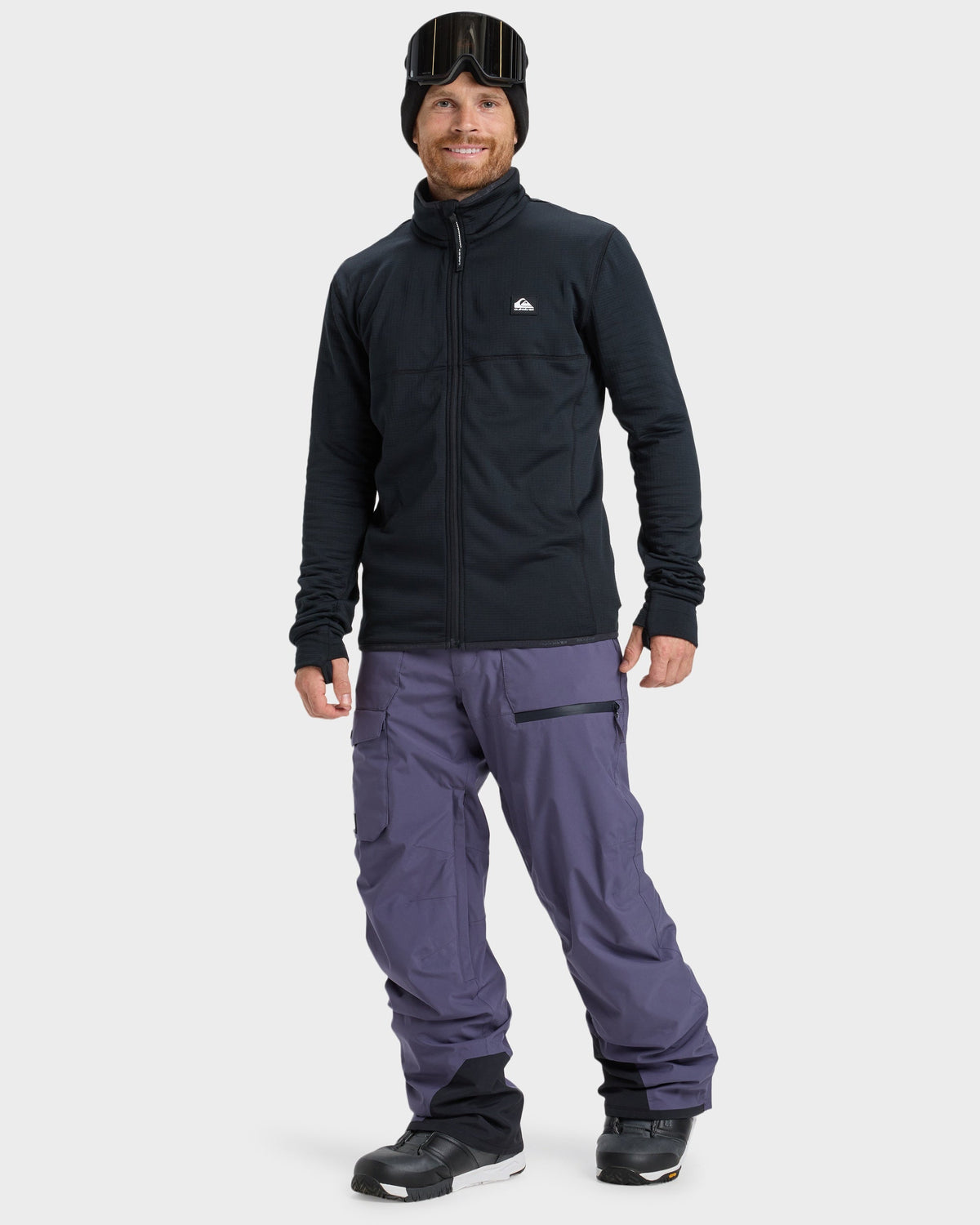 Mens Utility Snowboard Pants Graystone - Image 11