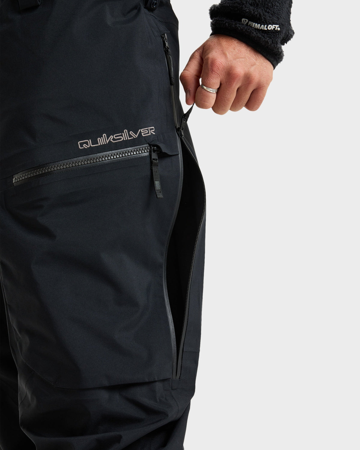 Mens Highline Pro 3L Gore-Tex Snowboard Pant True Black - Image 11