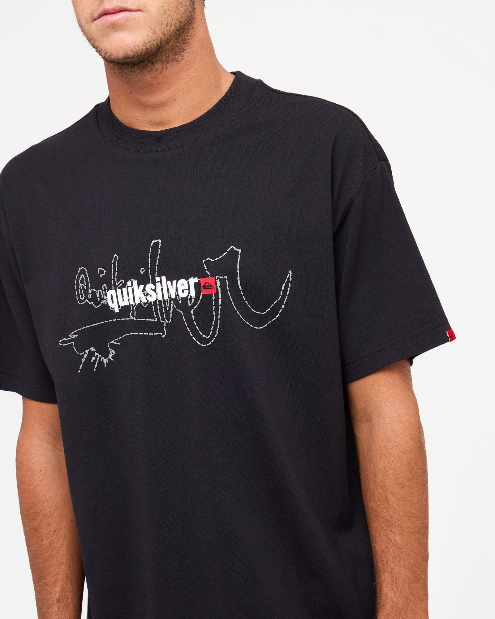 Mens YG Surge T Shirt Black - Image 4