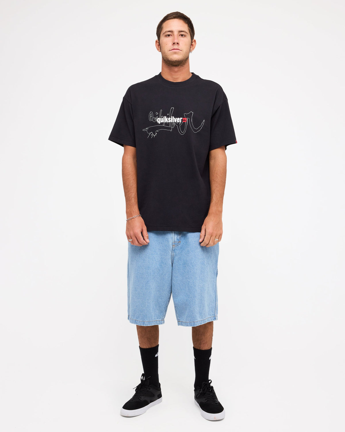 Mens YG Surge T Shirt Black - Image 5