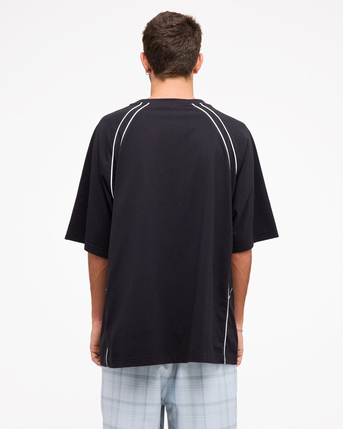 Mens YG Lazer T Shirt Black - Image 2