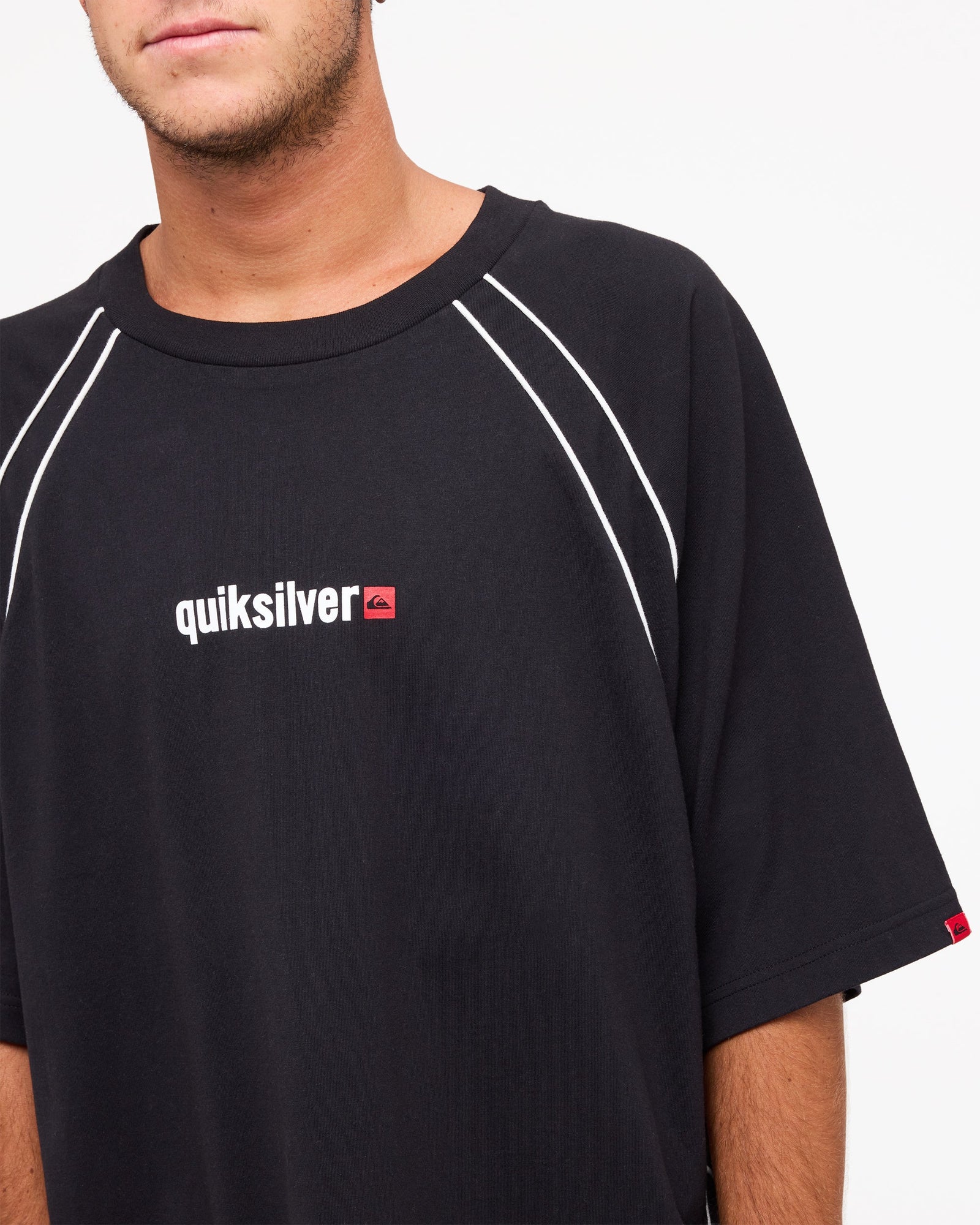 Mens YG Lazer T Shirt Black - Image 4