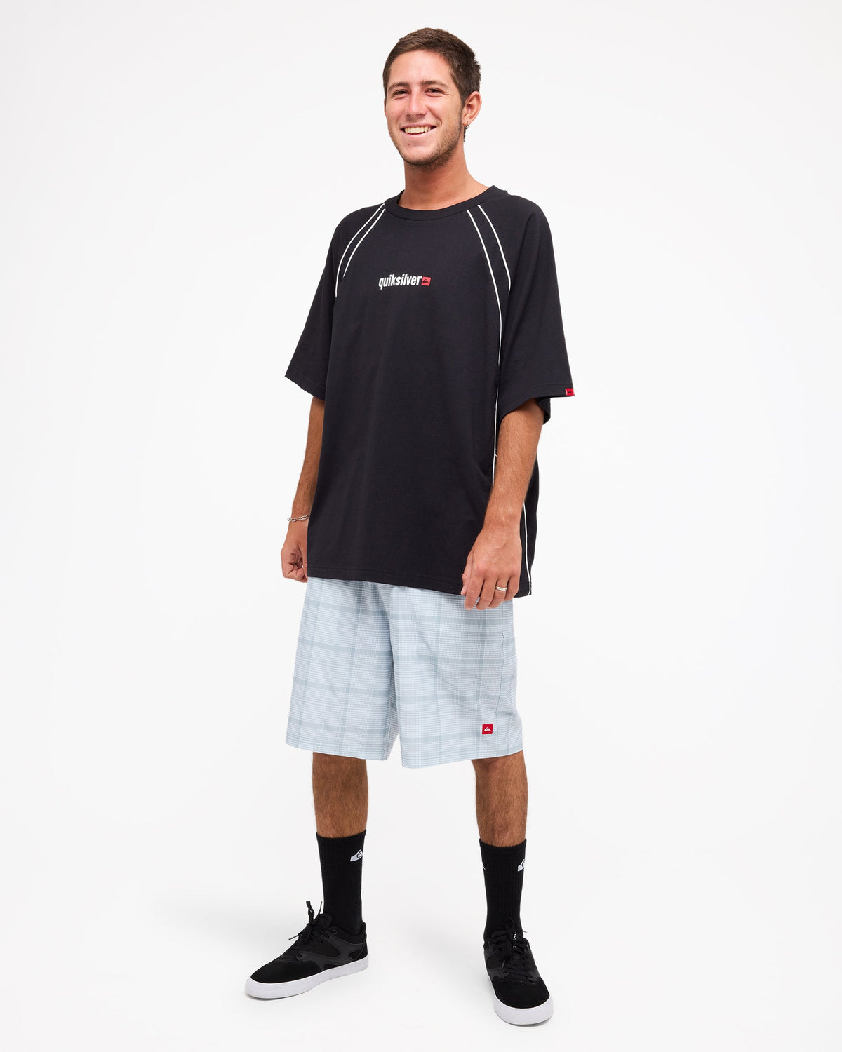 Mens YG Lazer T Shirt Black - Image 5