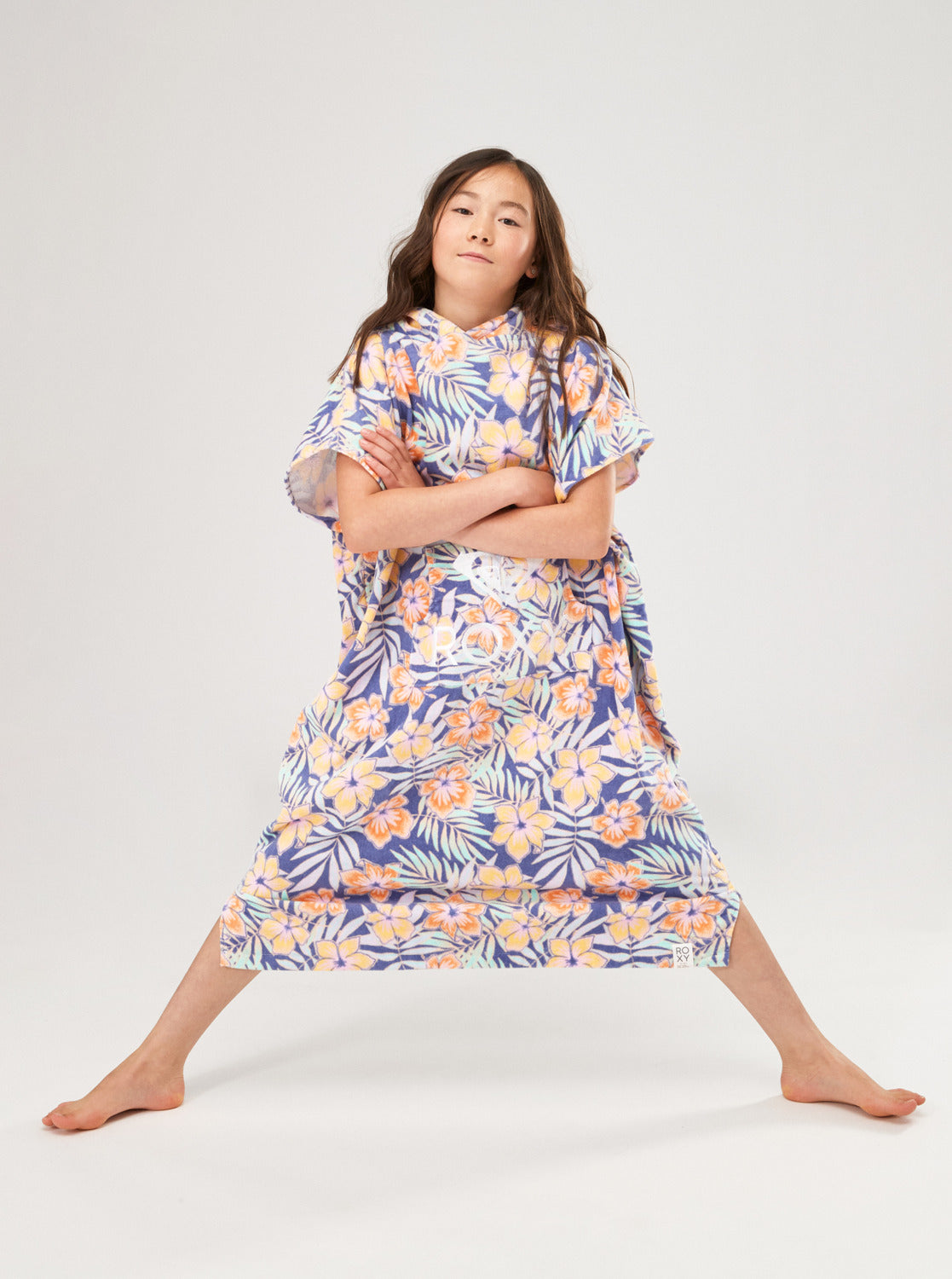 Roxy Girls Stay Magical Poncho Towel  Marlin Funky Palm