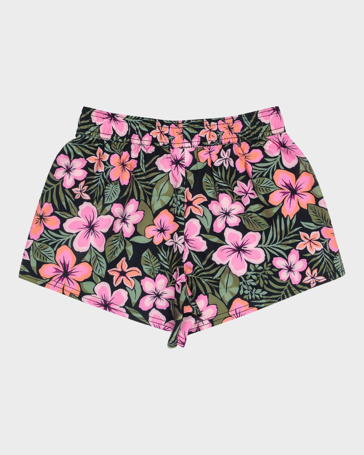 Kids RG Active Board Shorts Anthracite Fearless Floral - Image 2