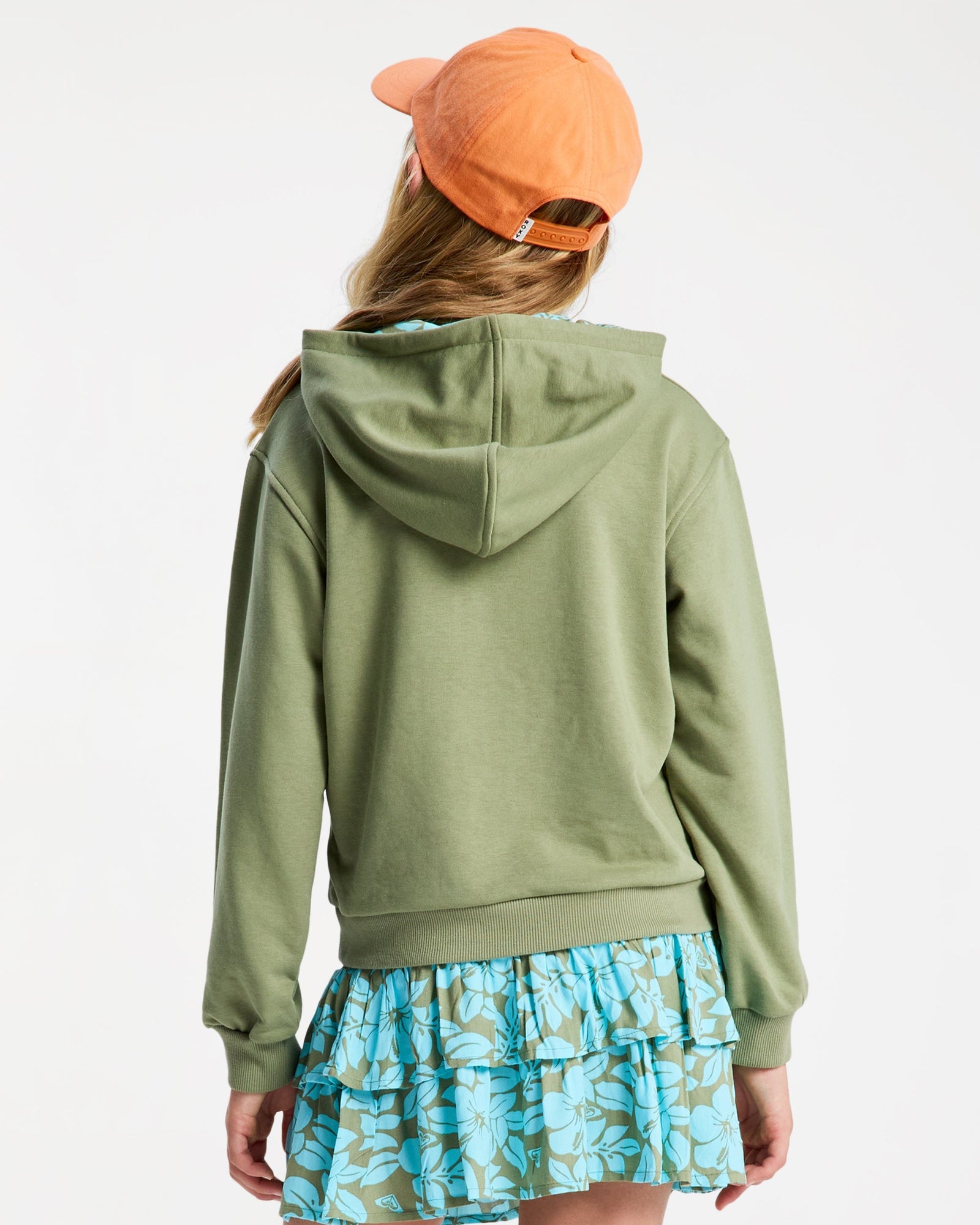 Kids Hope You Trust 2 Hooded Jumper Oil Green - Image 2