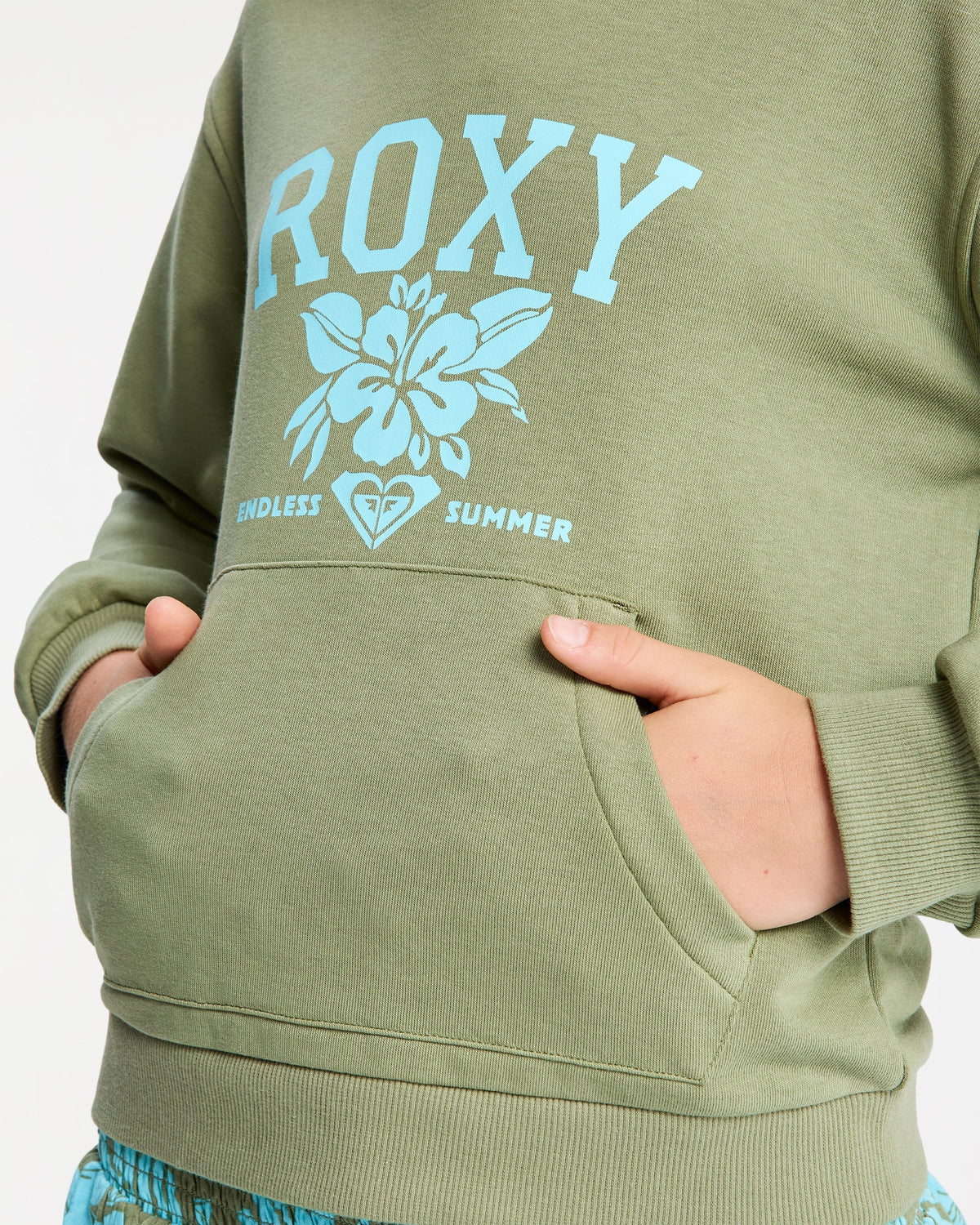 Kids Hope You Trust 2 Hooded Jumper Oil Green - Image 5