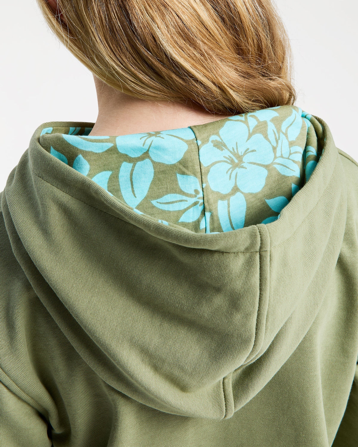 Kids Hope You Trust 2 Hooded Jumper Oil Green - Image 3