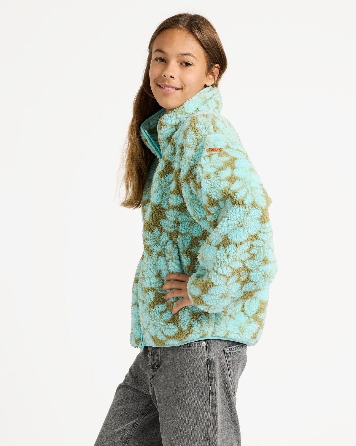 Kids Like Electricity Casual Jacket Oil Green The Mo Mini Rg - Image 3