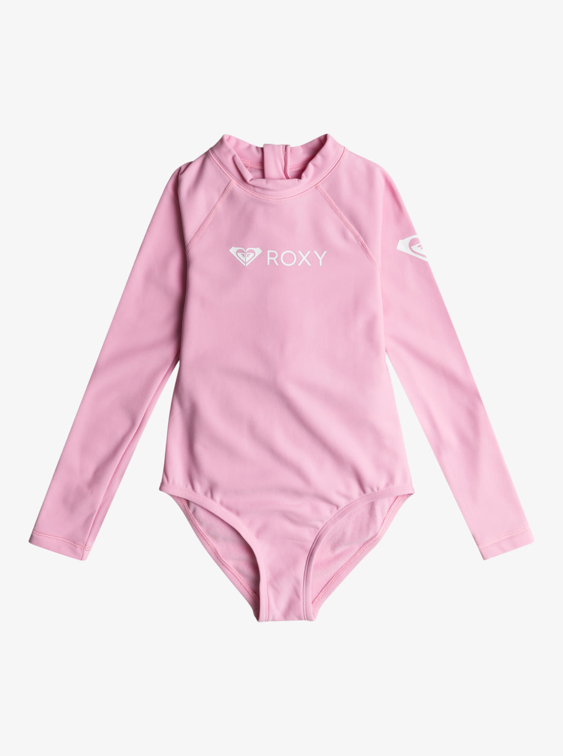 Girls 6-16 Heater Long Sleeves One-Piece Rashguard