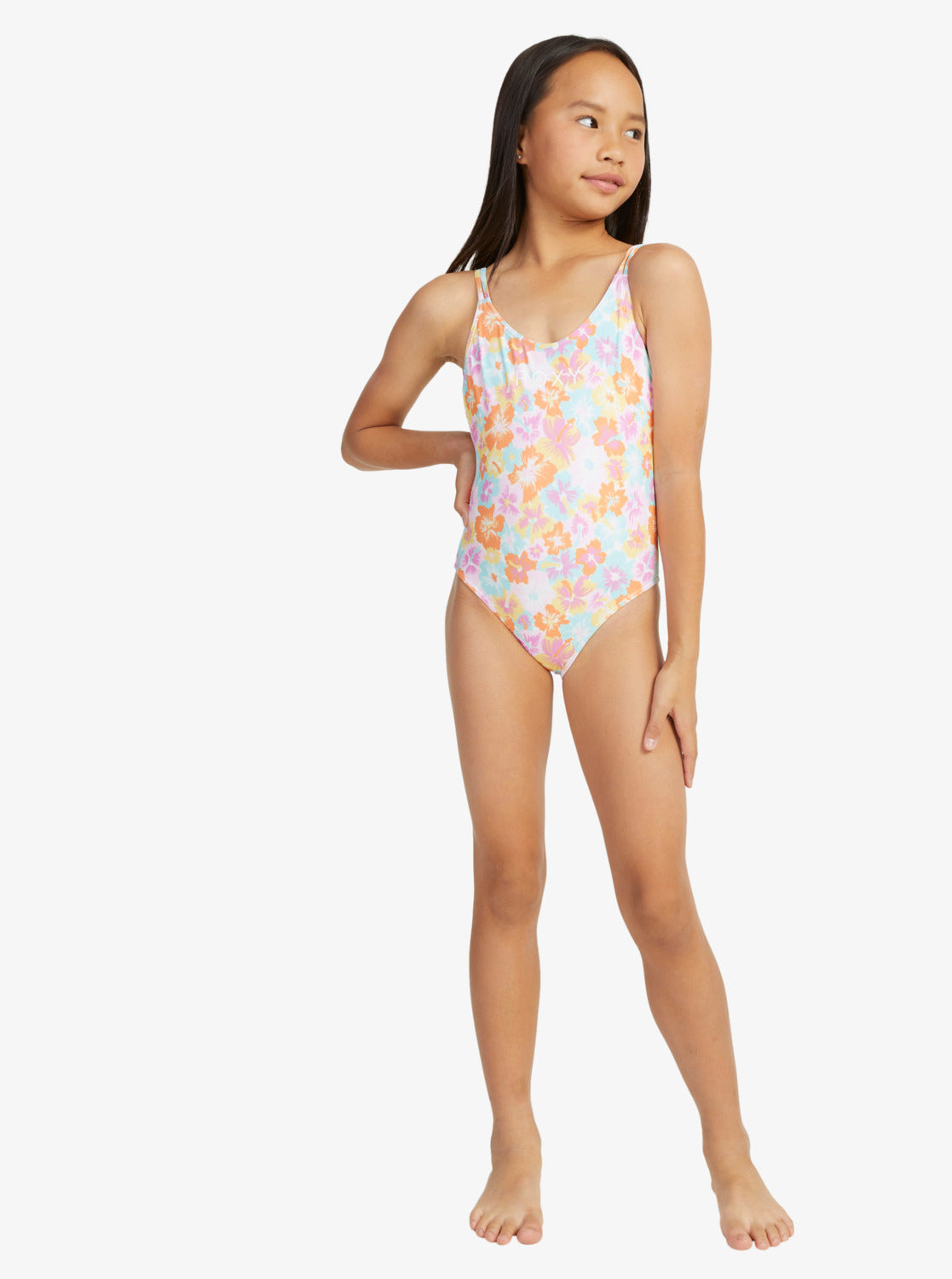 Girls 7-16 Floraya High Leg One-Piece Swimsuit