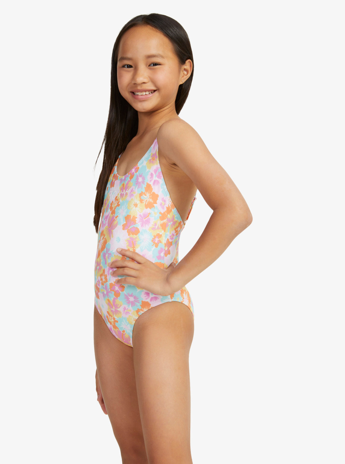 Girls 7-16 Floraya High Leg One-Piece Swimsuit