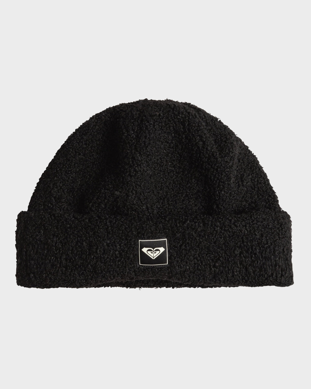 Womens Valwood Cuff Beanie True Black - Image 3